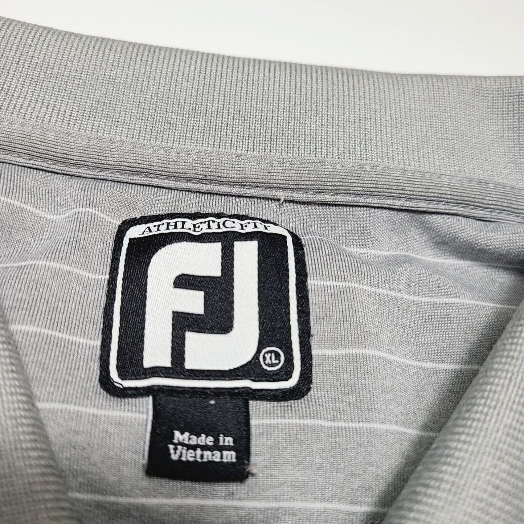 Footjoy Footjoy Polo Shirt Athletic Fit Collar Performance Golf Mens XL Gray Size US XL / EU 56 / 4 - 4 Thumbnail