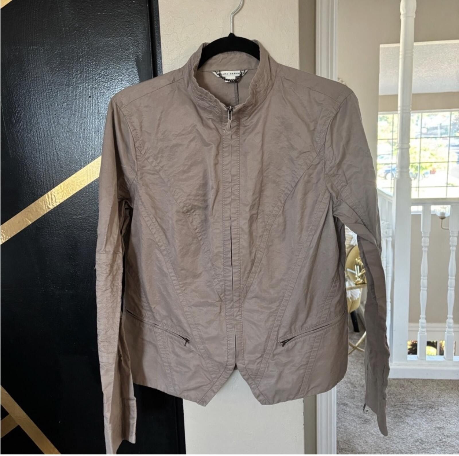 Banana Republic (Banana Republic) Light Brown Utility Jacket Size L / US 10 / IT 46 - 1 Thumbnail