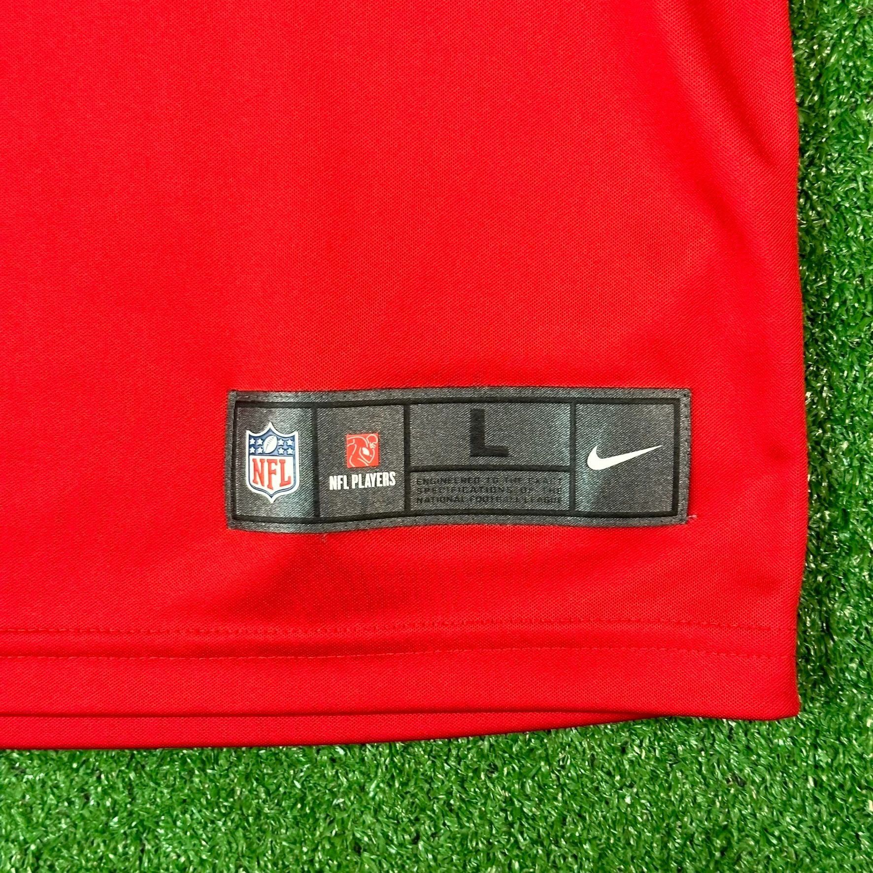 NFL Jerry Rice #80 San Francisco 49ers 75th Anniversary Red Jers Size US L / EU 52-54 / 3 - 4 Thumbnail