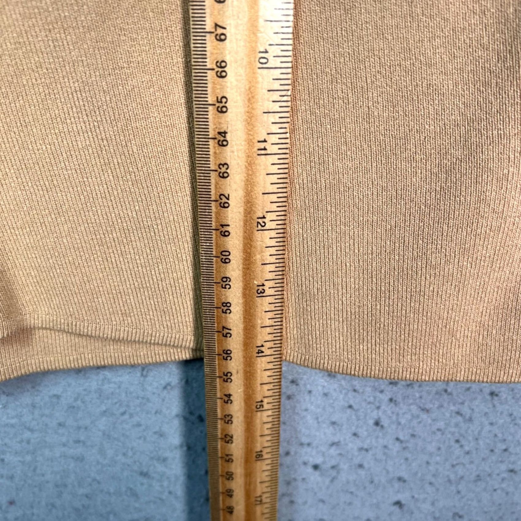 Vintage 525 America Womens Small Beige V-Neck Long Sleeve Knit Sweater Top Shirt Pullover Casual Winter Fall Spring Womens Size S / US 4 / IT 40 - 6 Thumbnail