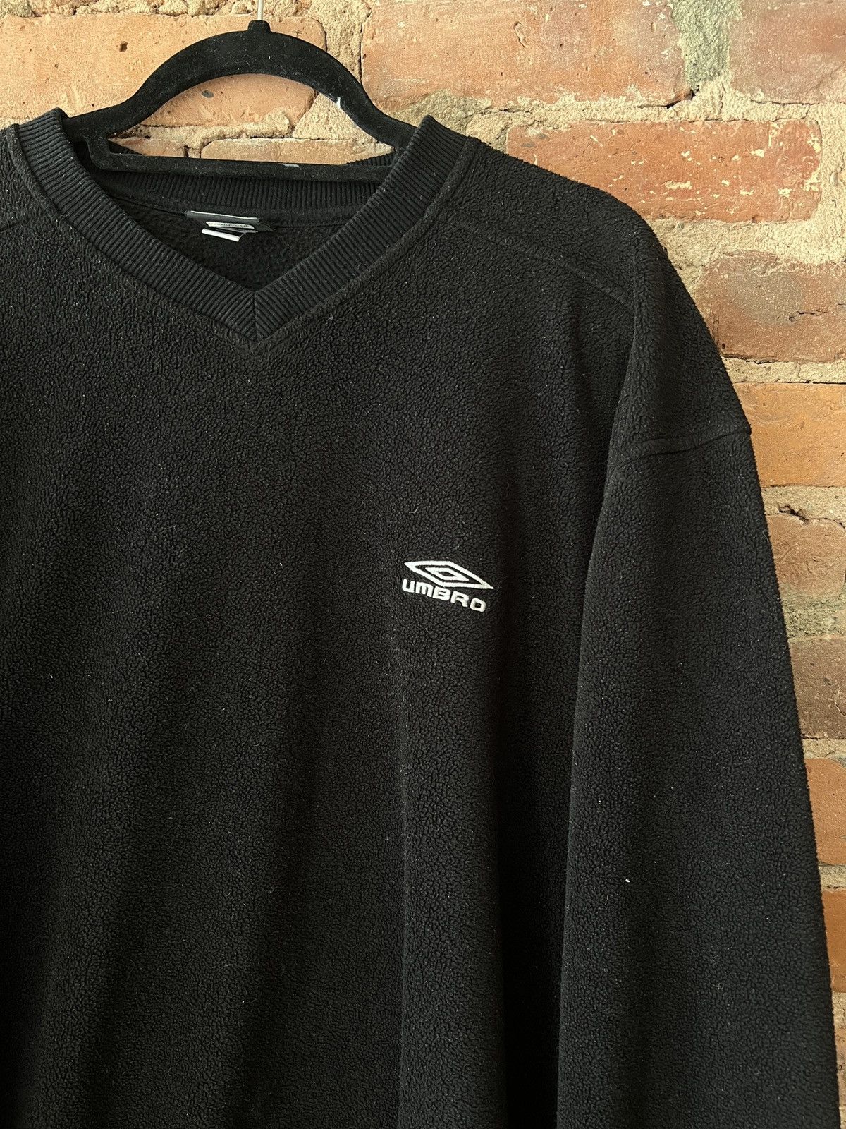 Umbro Vintage Umbro official fleece long sleeve sweatshirt black Size US XL / EU 56 / 4 - 2 Thumbnail