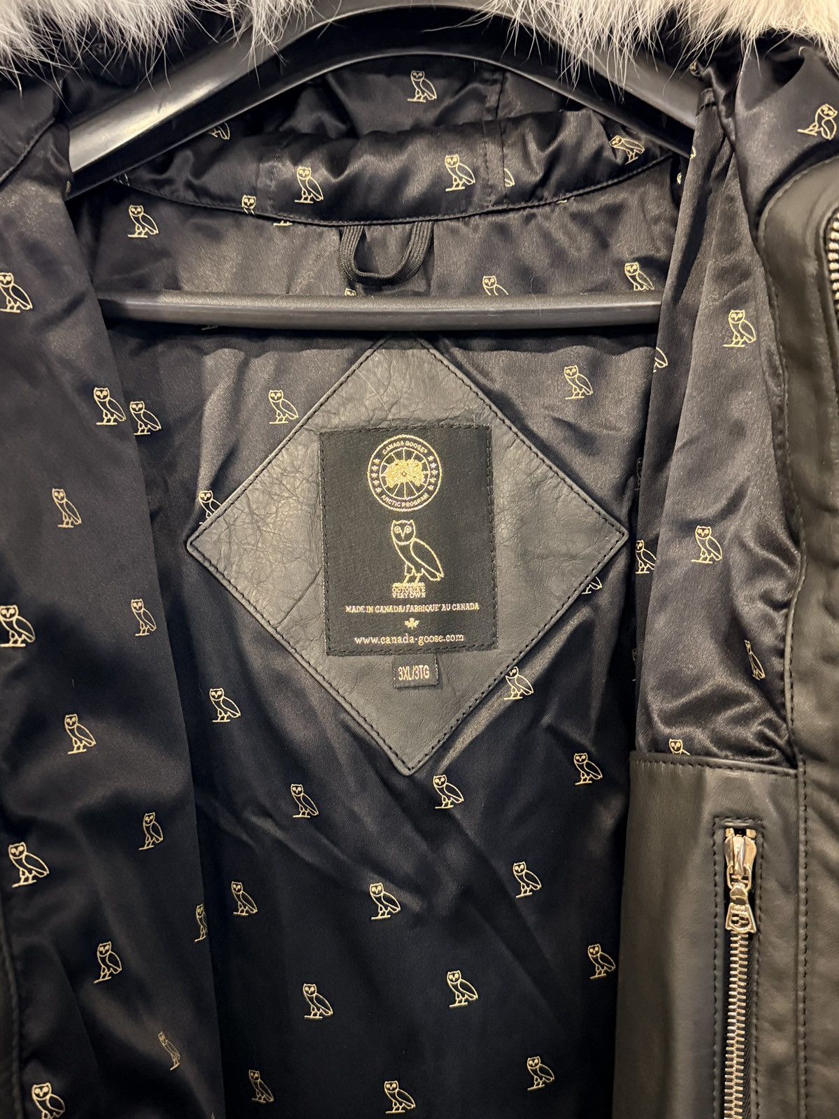 Canada Goose × October's Very Own OVO x Canada Goose F&F Buffalo Leather Chilliwack Jacket Size US XXL / EU 58 / 5 - 9 Thumbnail