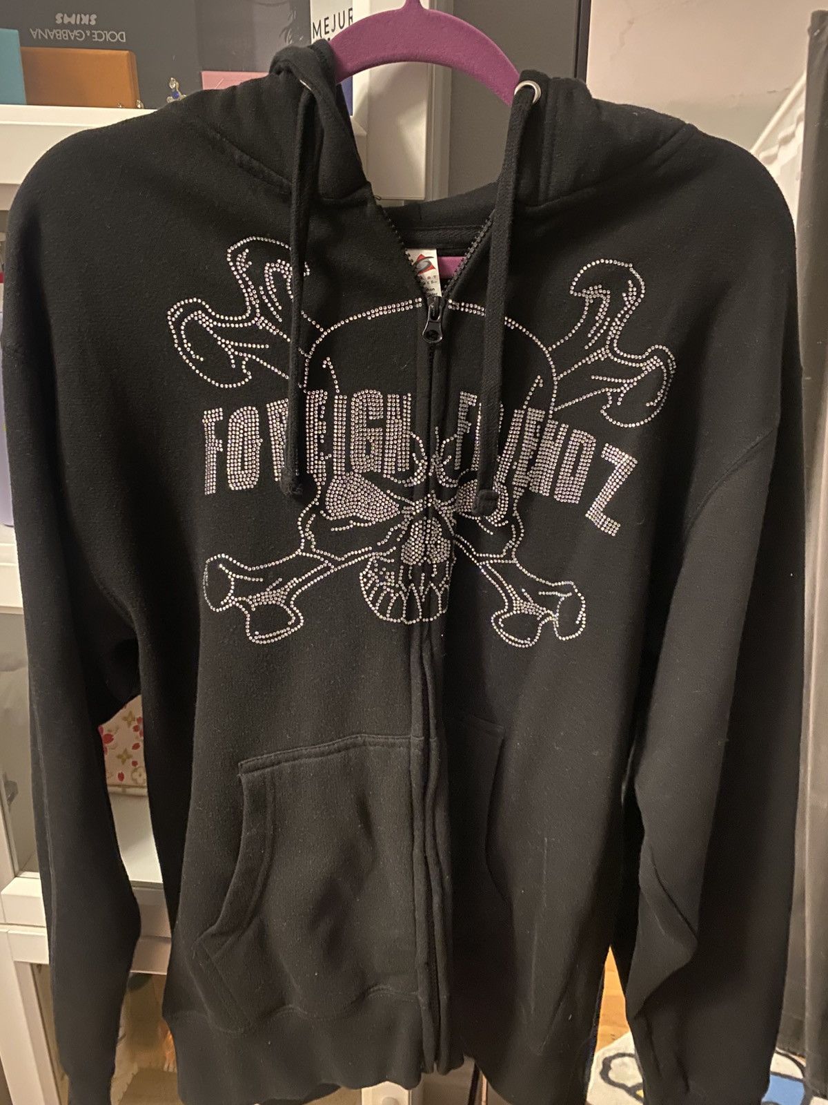 Other Vintage Y2K rhinestone zip up Size US M / EU 48-50 / 2 - 1 Thumbnail