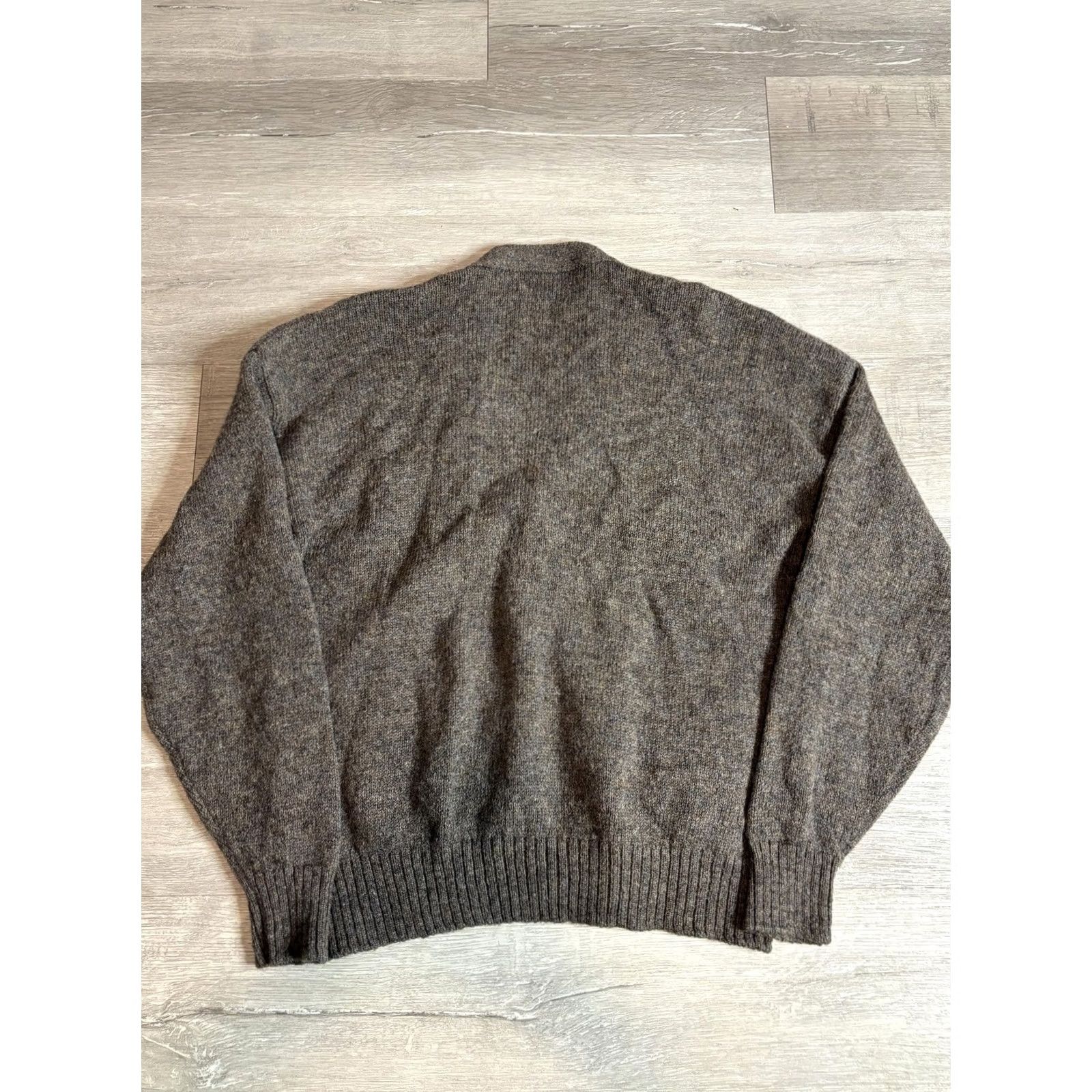 Vintage VINTAGE Lord Jeff Cardigan Mens XL Gray Wool Button Front Pockets 70s Size US XL / EU 56 / 4 - 5 Thumbnail