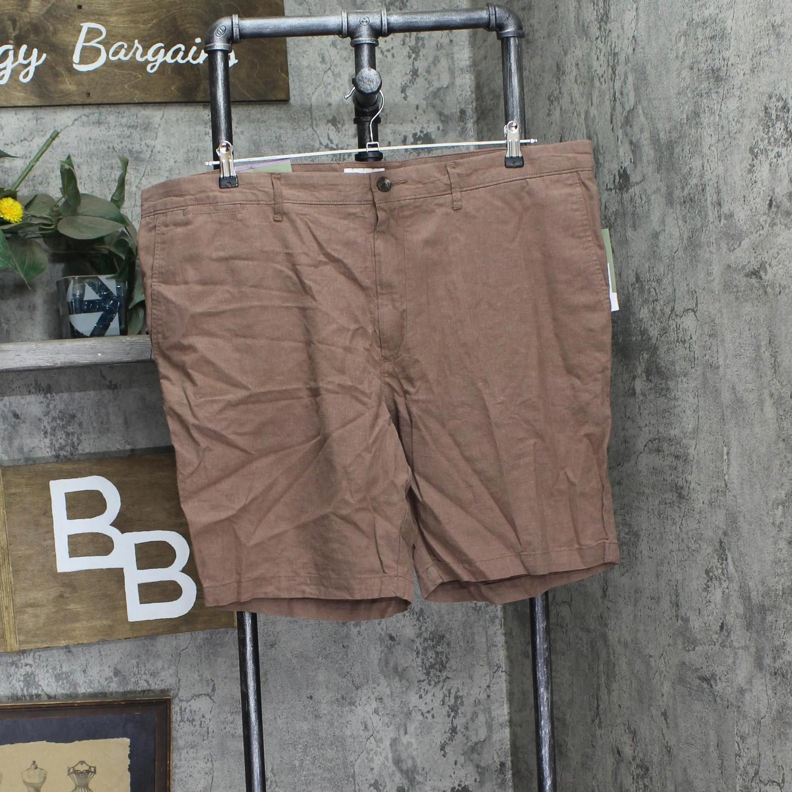 Other Nwt Goodfellow & Co Fit Flat Front Chino Shorts - Brown 42 Size US 42 / EU 58 - 1 Thumbnail