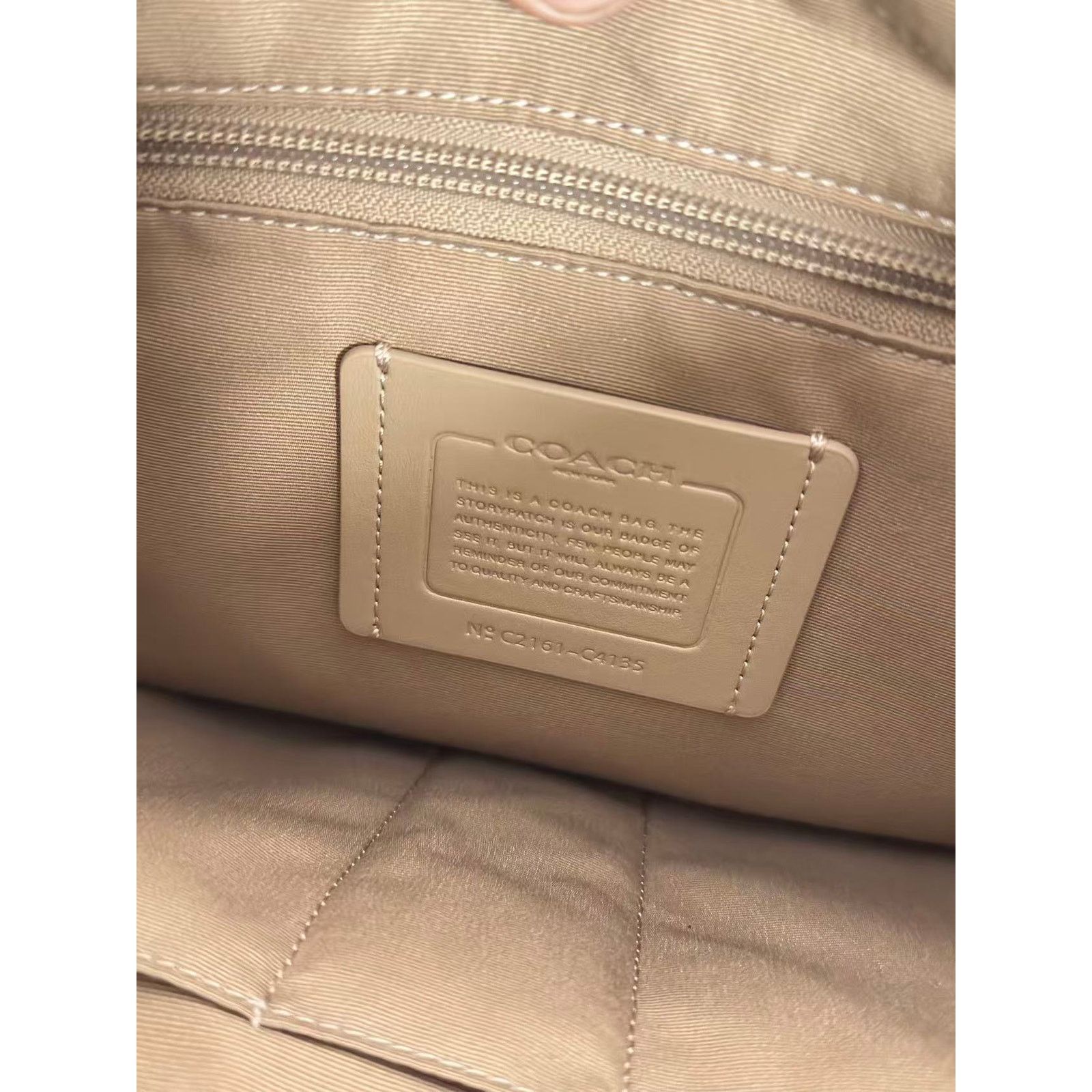 Coach Coach C4135 Turner Backpack Horse And Carriage Dot IN CHALK Size ONE SIZE - 4 Thumbnail