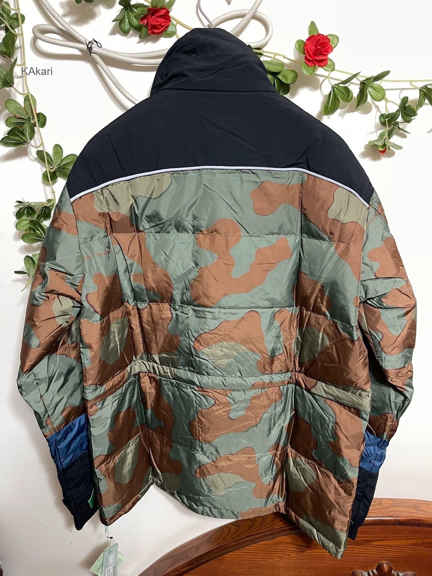 Off-White Multi Color Camo Puffer Jacket Size M Size US XXS / EU 40 - 4 Thumbnail