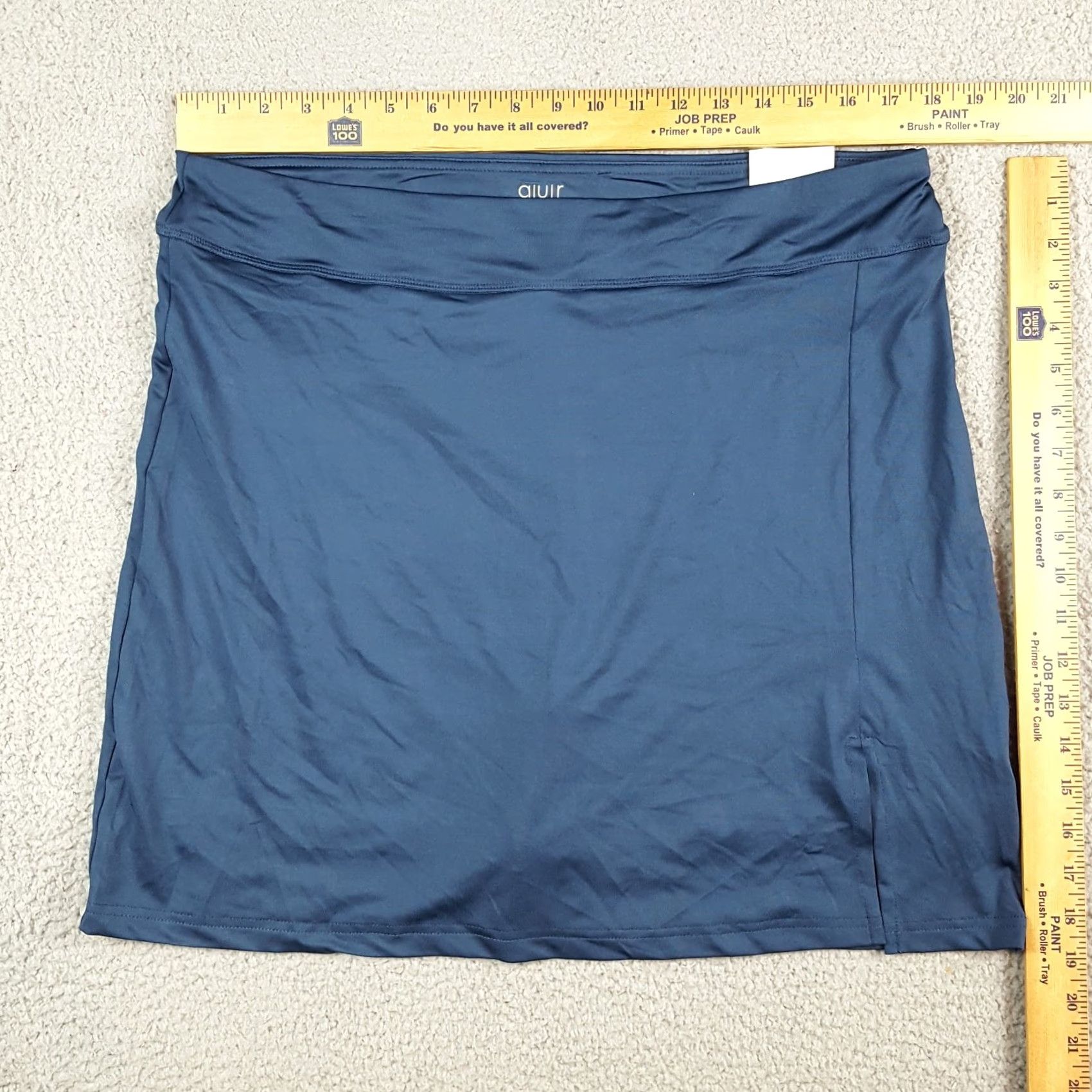 Vintage AUR Navy Blue Lightweight 2XL Skort Women Tennis Golf Mini Skirt Athletic Workout Gym N98 Size 40" / US 18 - 6 Thumbnail
