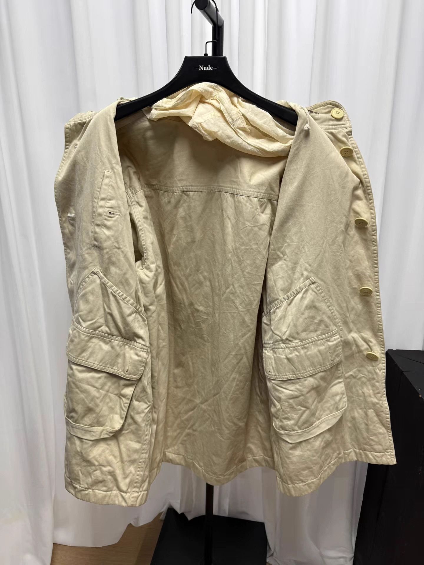 Issey Miyake Issey Miyake Issey Sports Reversible Nylon Canvas Coat K20 Size US XXL / EU 58 / 5 - 6 Thumbnail
