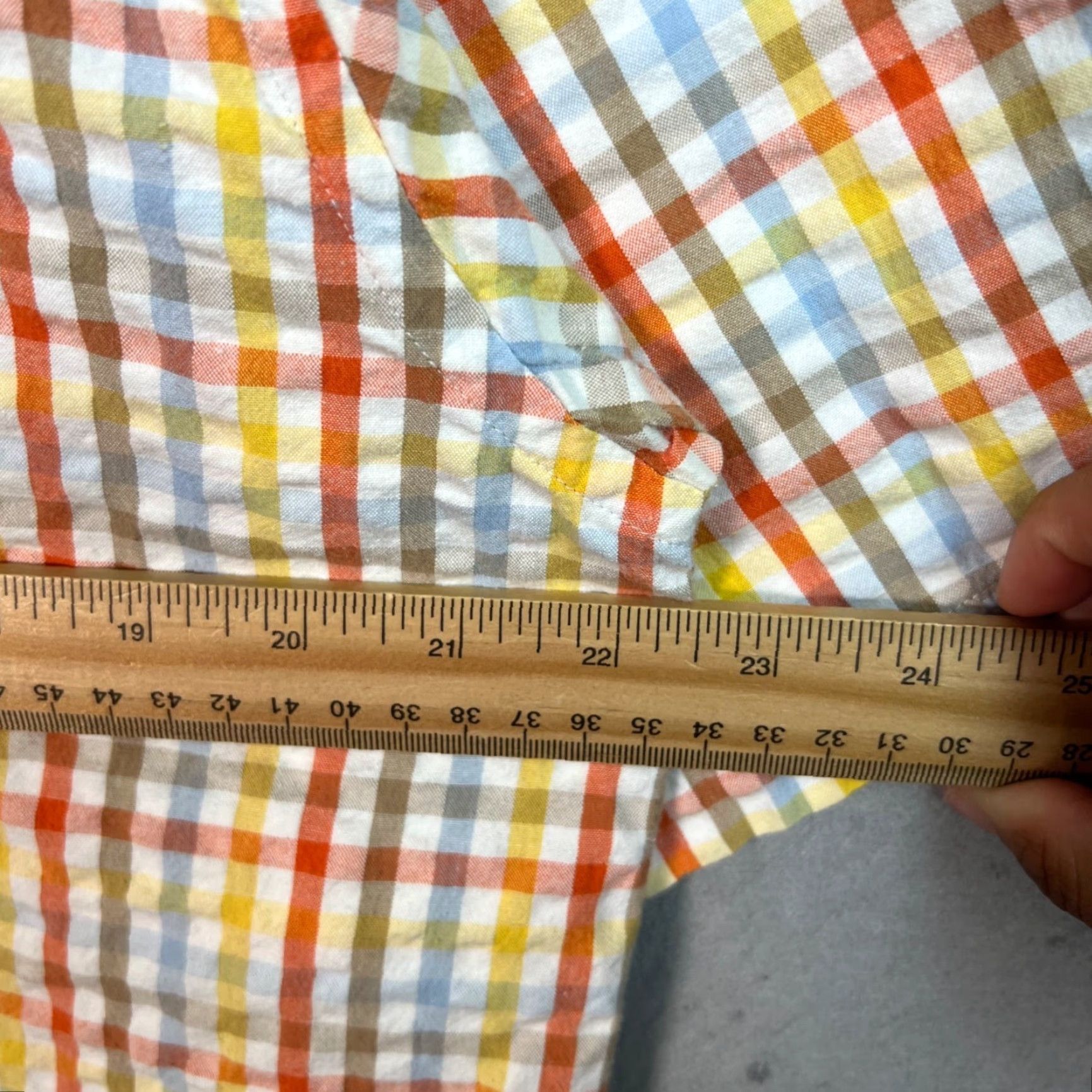 Cutter & Buck Cutter & Buck Mens Short Sleeve Plaid Button Shirt L Multicolor Cotton 100% Button-Down Collar Casual Size US L / EU 52-54 / 3 - 7 Thumbnail