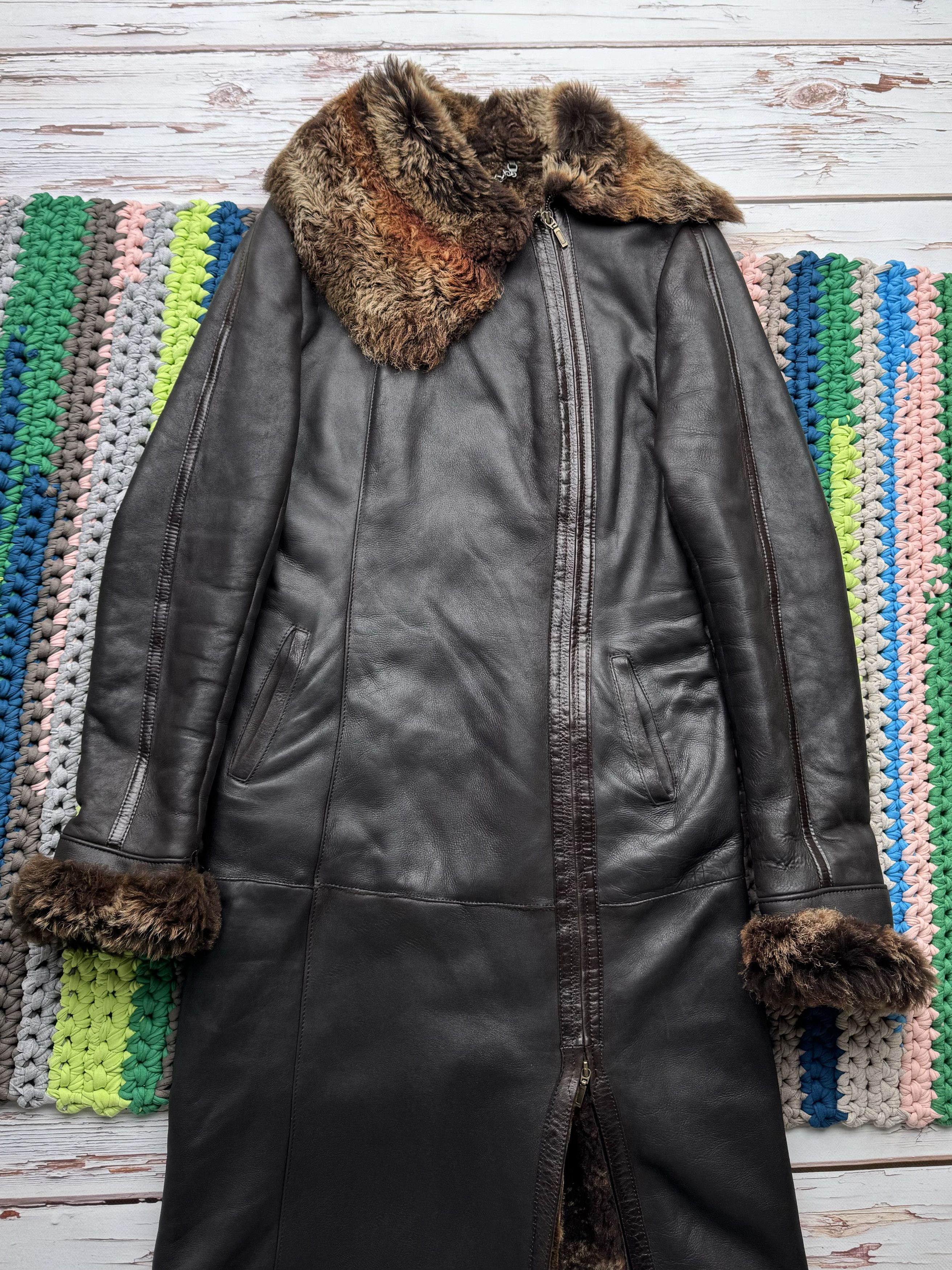 Vintage Vintage Real Sheepskin Coat (ET1) Size M / US 6-8 / IT 42-44 - 2 Thumbnail