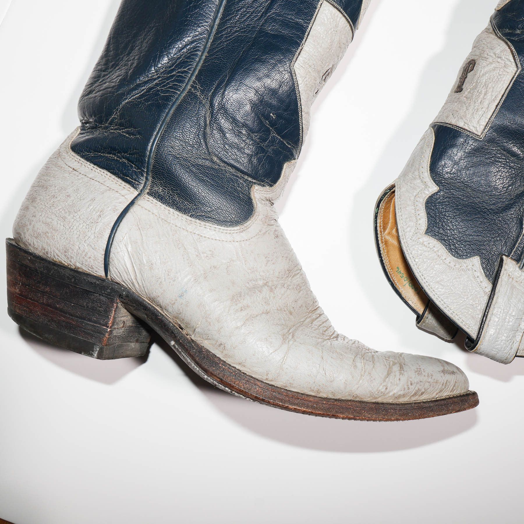 Vintage Vintage 70's Justin Leather Custom Western Cowboy Boots USA Size US 9 / EU 42 - 3 Thumbnail