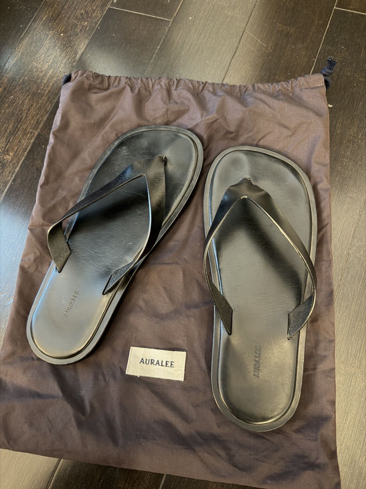 Auralee Auralee Leather Thong Sandals Size US 8 / EU 41 - 2 Thumbnail