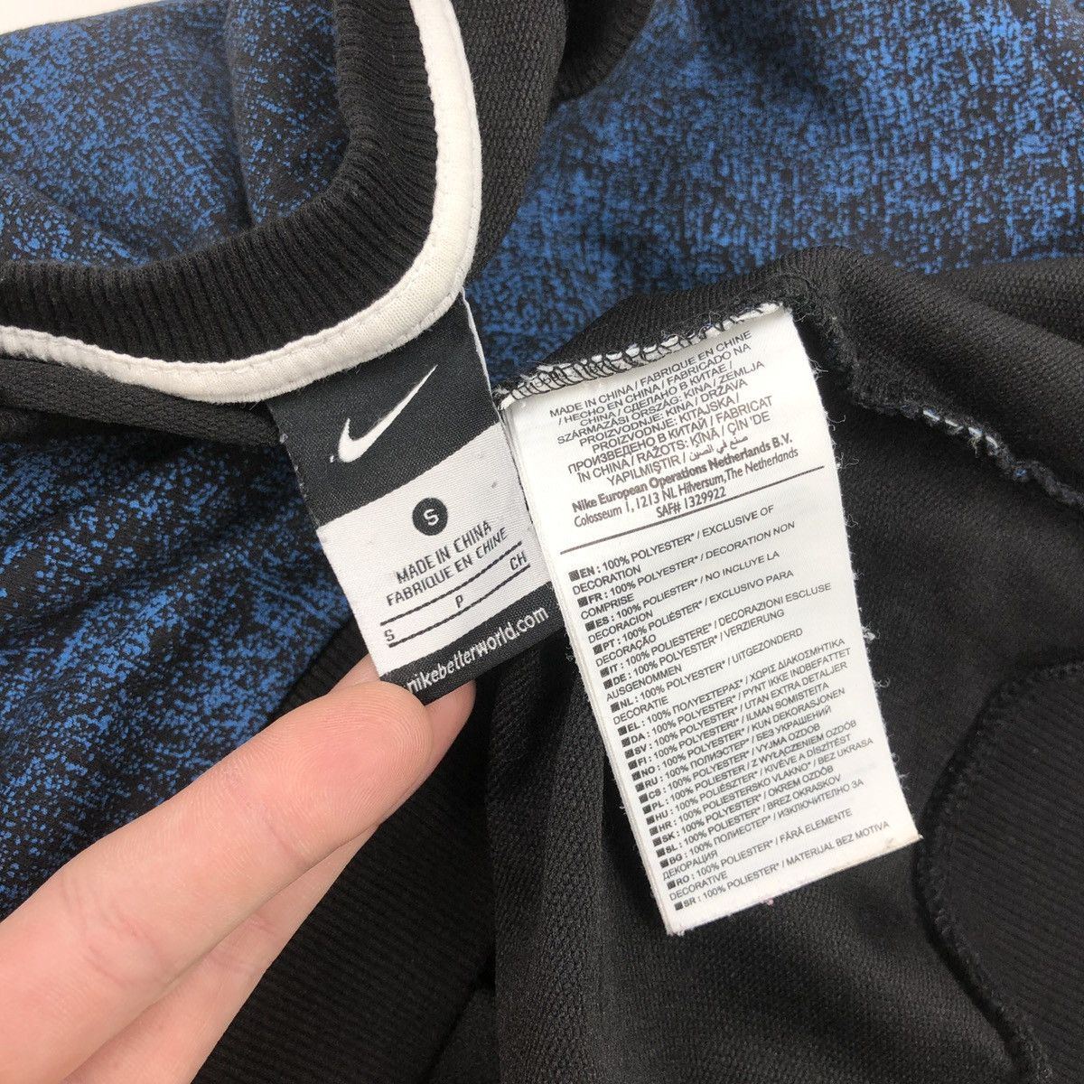 Nike CENTER SWOOSH Big Print Long Sleeve Sweater Jumper Vintage Size M / US 6-8 / IT 42-44 - 8 Thumbnail