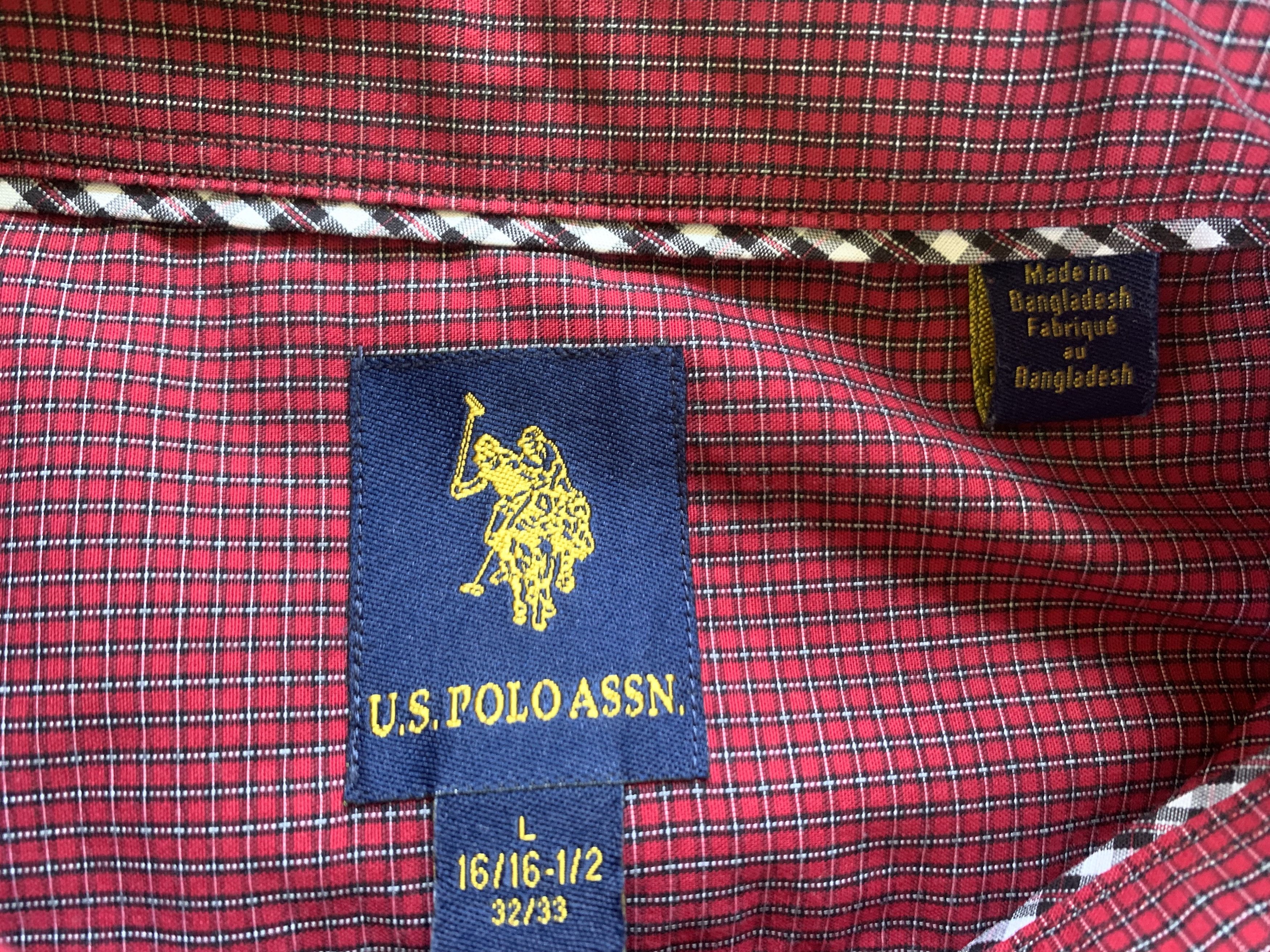 U.S. Polo Assn. US Polo ASSN Mens Long Sleeve Shirt Size US L / EU 52-54 / 3 - 6 Thumbnail