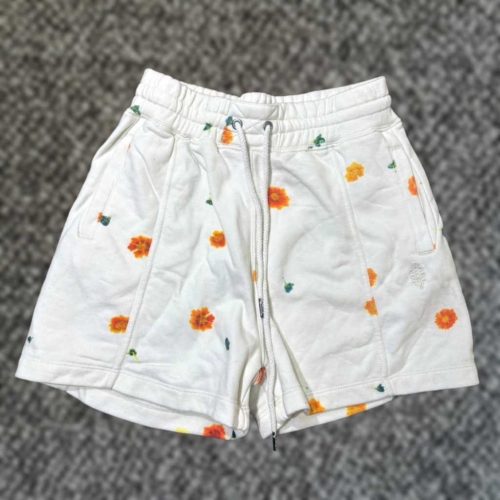 Free People Free People Movement Women's Sweat Shorts XS Floral Knit Elastic Waist 3 in Inseam Athletic Summer Womens Size 26" / US 2 / IT 38 - 1 Thumbnail