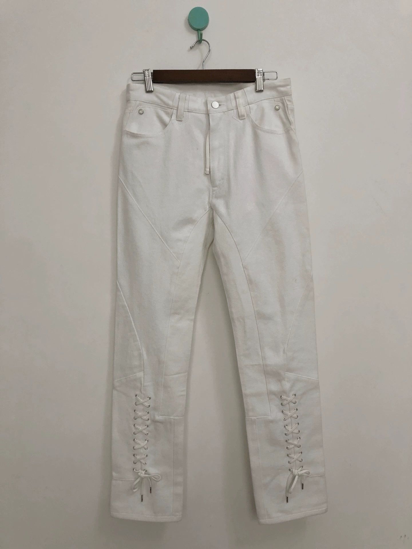 Takahiromiyashita The Soloist. TTS men's Pants Partial Yellowed Size 48 76W 101L Size US 32 / EU 48 - 1 Thumbnail