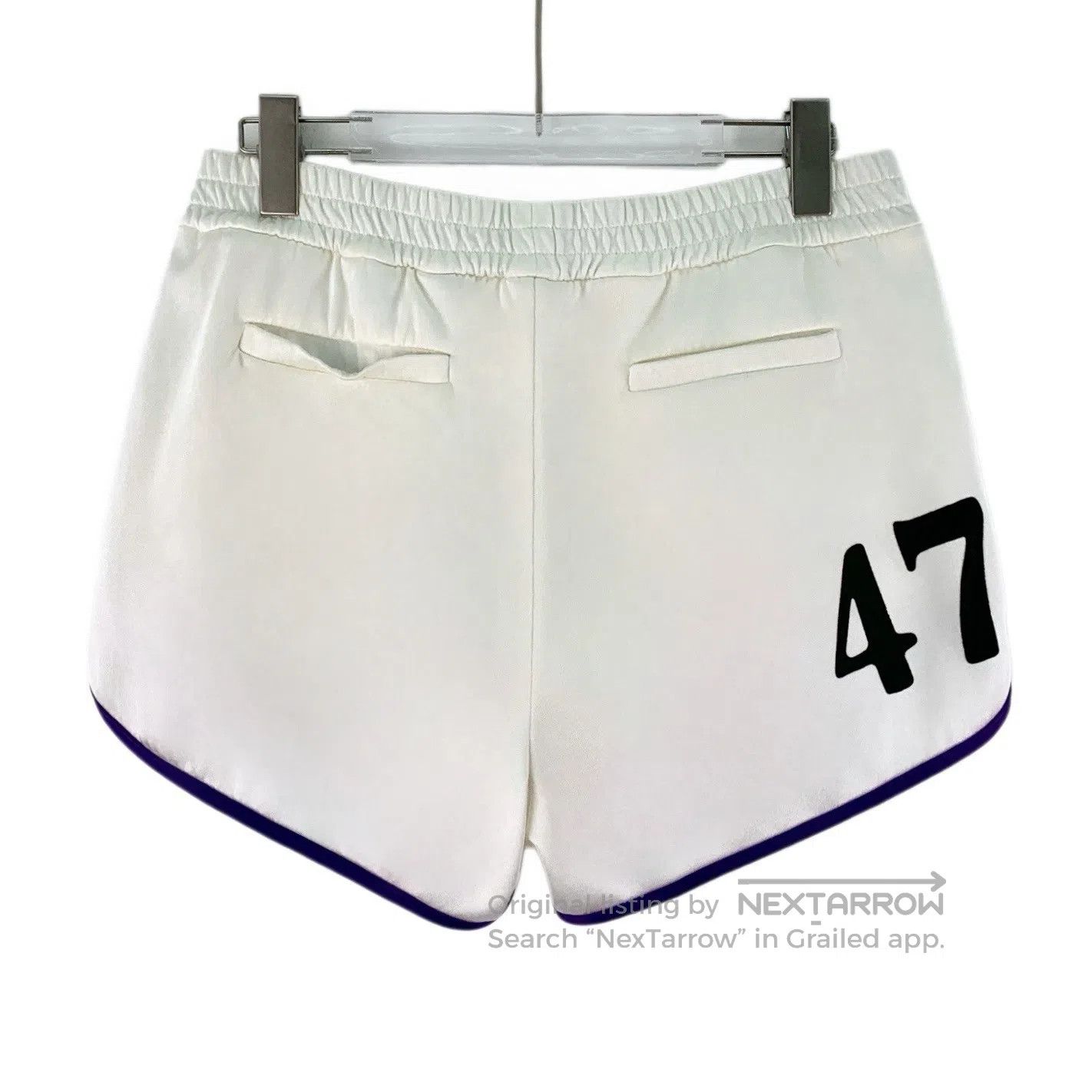 Dior Dior size M White letter print elastic waist casual shorts Size 25" / US 0 / IT 36 - 2 Thumbnail