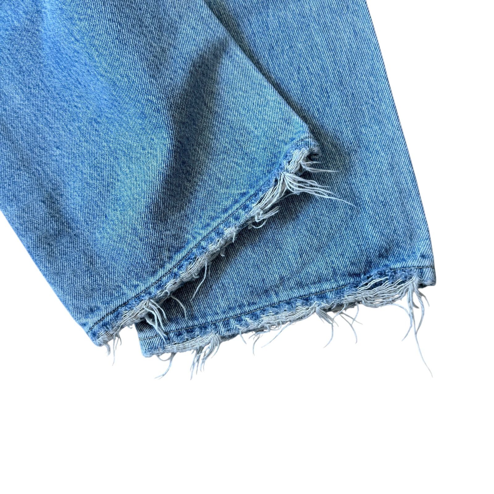Agolde AGOLDE 90's Mid Rise Loose Jeans Fall Out Distressed Size 24" / US 00 / IT 34 - 6 Thumbnail