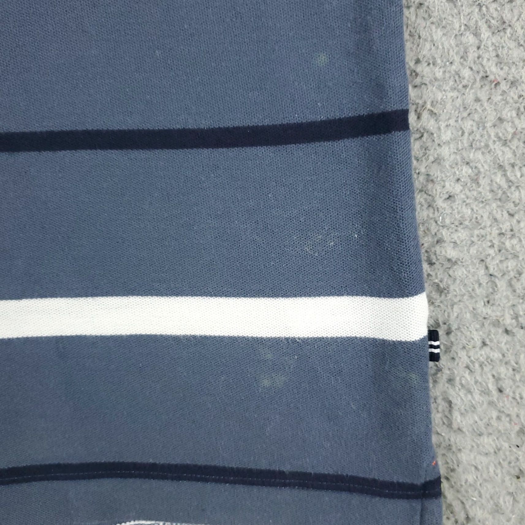Nautica Nautica Polo Shirt Men Size M Blue Striped Short Sleeve Casual Button-Front Cotton Blend Polo Shirt Mens Size US M / EU 48-50 / 2 - 5 Thumbnail