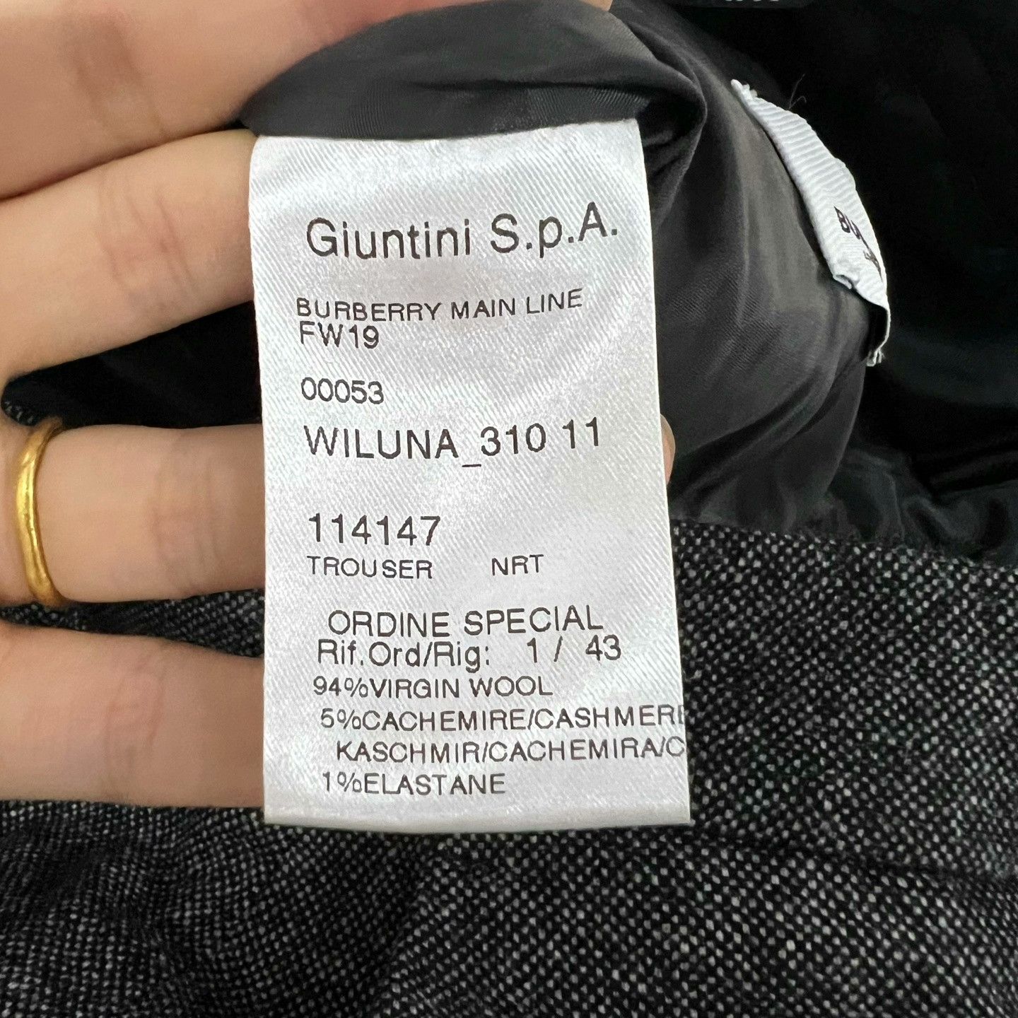 Burberry Burberry Mixed Color Trousers Size US 38 / EU 54 - 5 Thumbnail