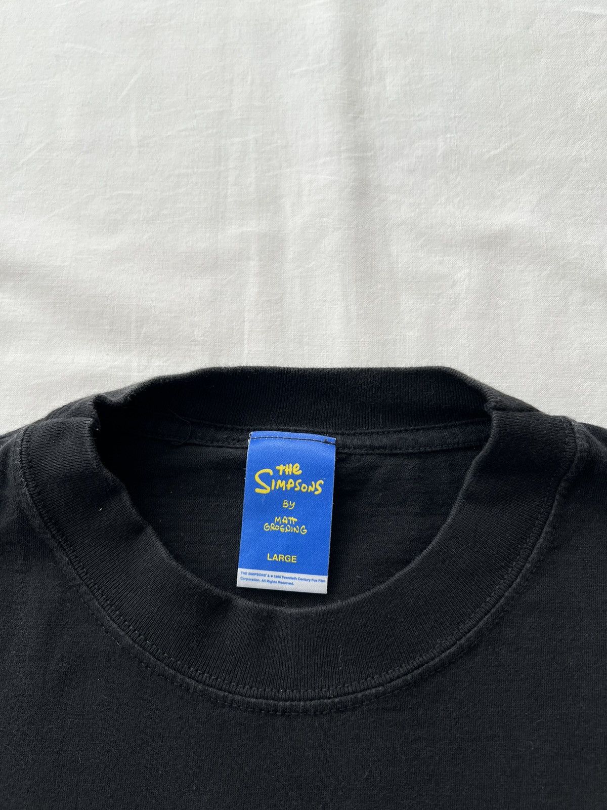 Cartoon Network Vintage 1998 The Simpsons Angry Homer Cartoon Black T-shirt Size US L / EU 52-54 / 3 - 10 Thumbnail