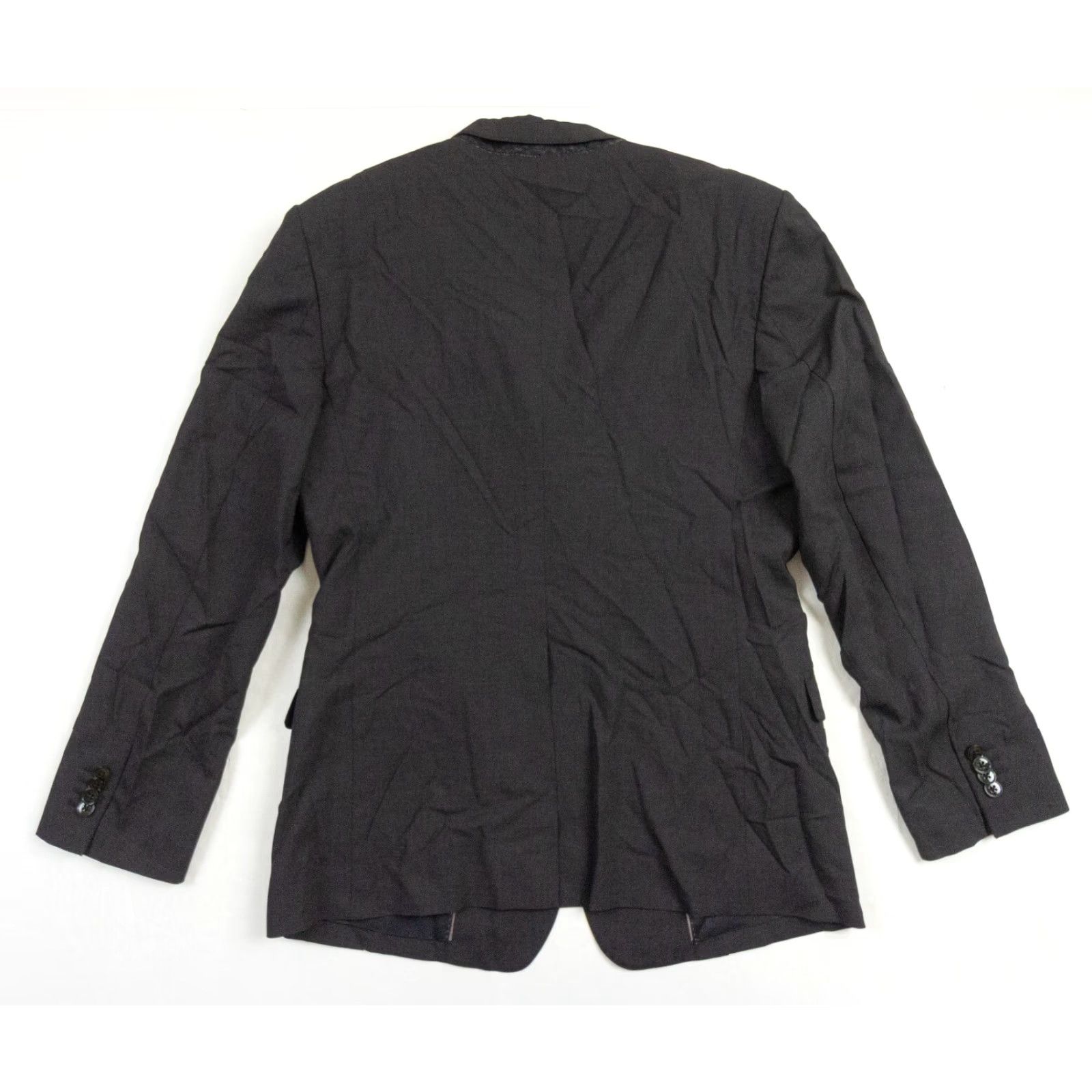 Dolce & Gabbana Dolce & Gabbana Blazer Jacket Mens 50 Black Wool Regular Fit Martini Style Size 50R - 5 Thumbnail