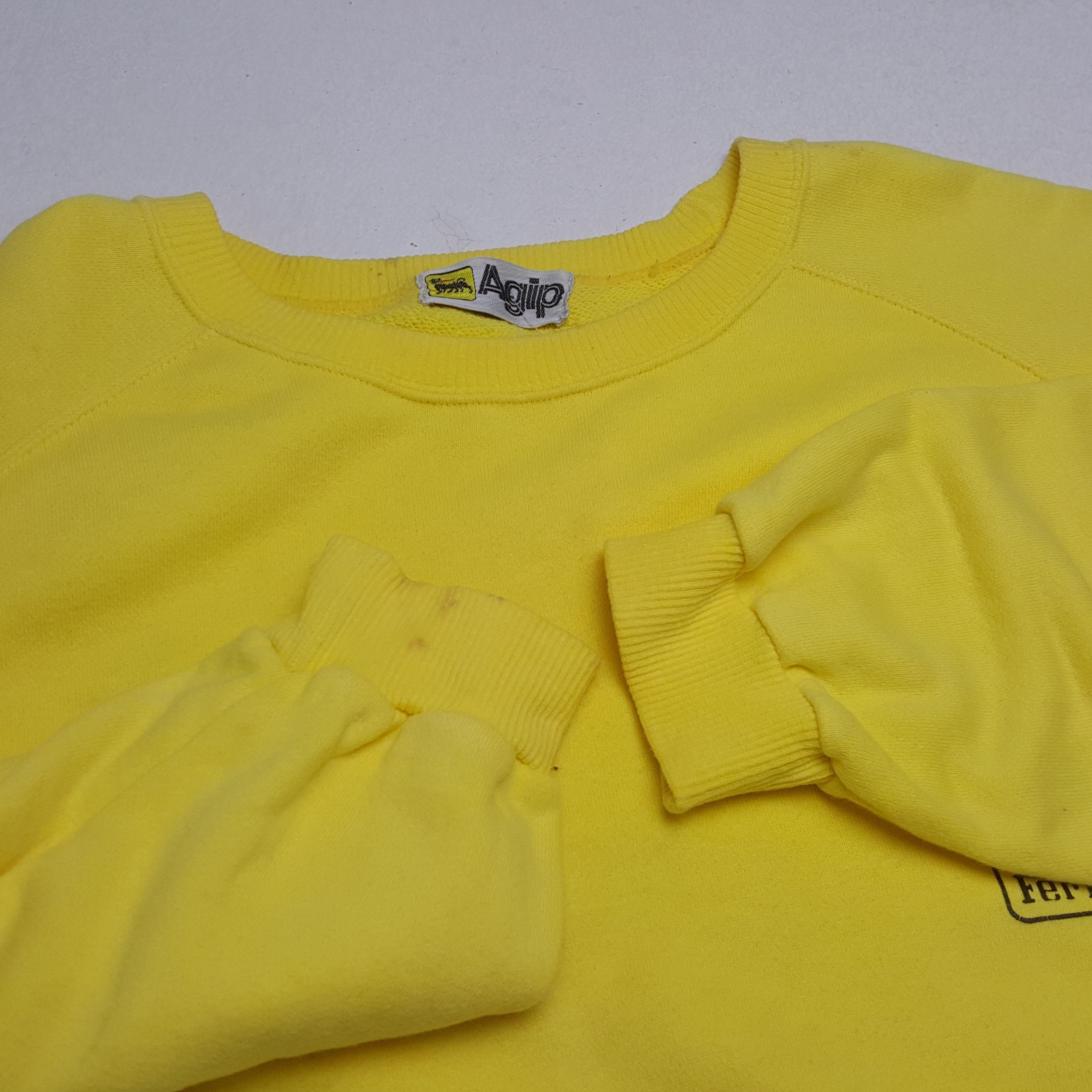 Ferrari × Vintage AGIP FERRARI Motorsports Style Sweatshirt Size US L / EU 52-54 / 3 - 9 Thumbnail