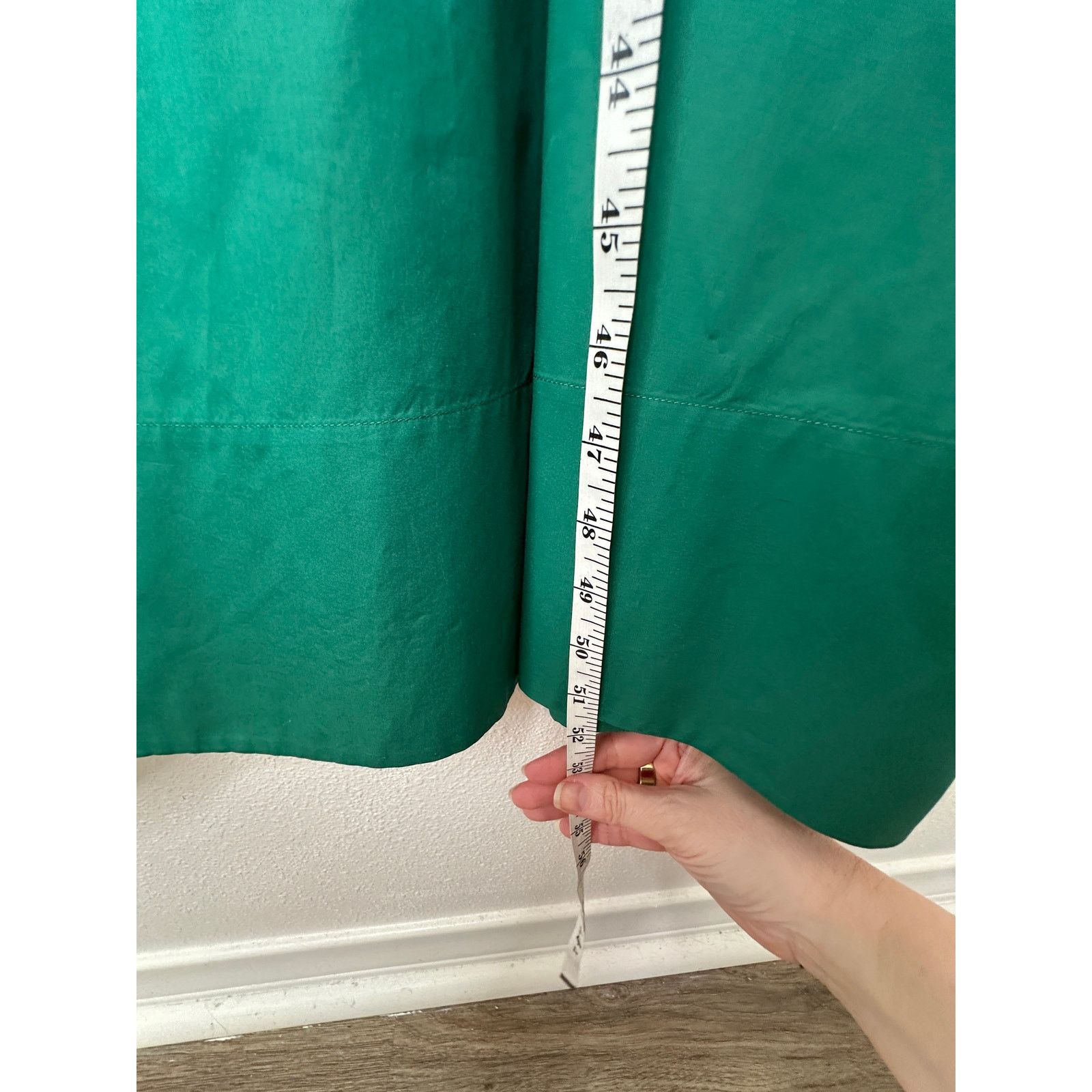 The Row NWT The Row Green Long Sleeve 3/4 Button Belted Shirtdress L Size L / US 10 / IT 46 - 19 Thumbnail