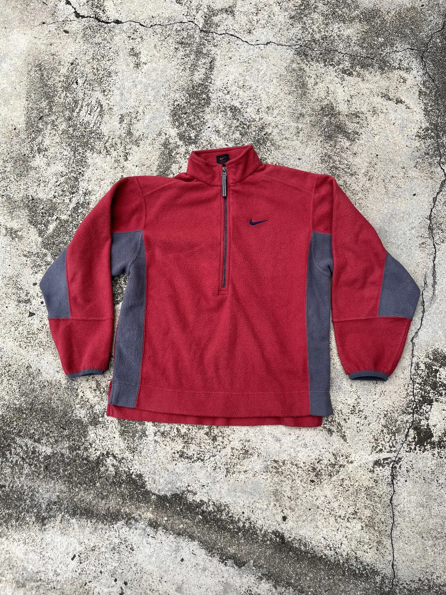 Nike Nike Half Zipper Fleece Jacket Size US M / EU 48-50 / 2 - 2 Thumbnail
