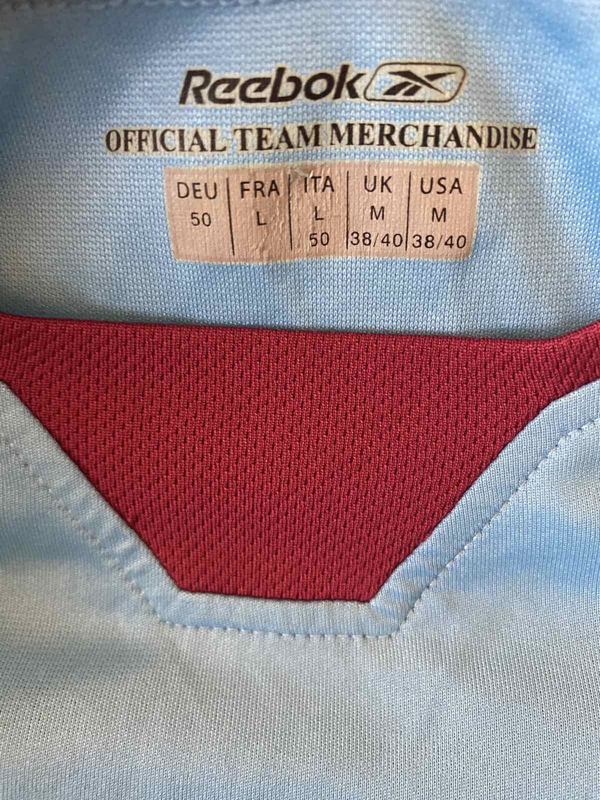 Reebok WEST HAM UNITED 2004 - 2005 Long Sleeve Reebok M/L - UNIQUE Size US L / EU 52-54 / 3 - 4 Thumbnail