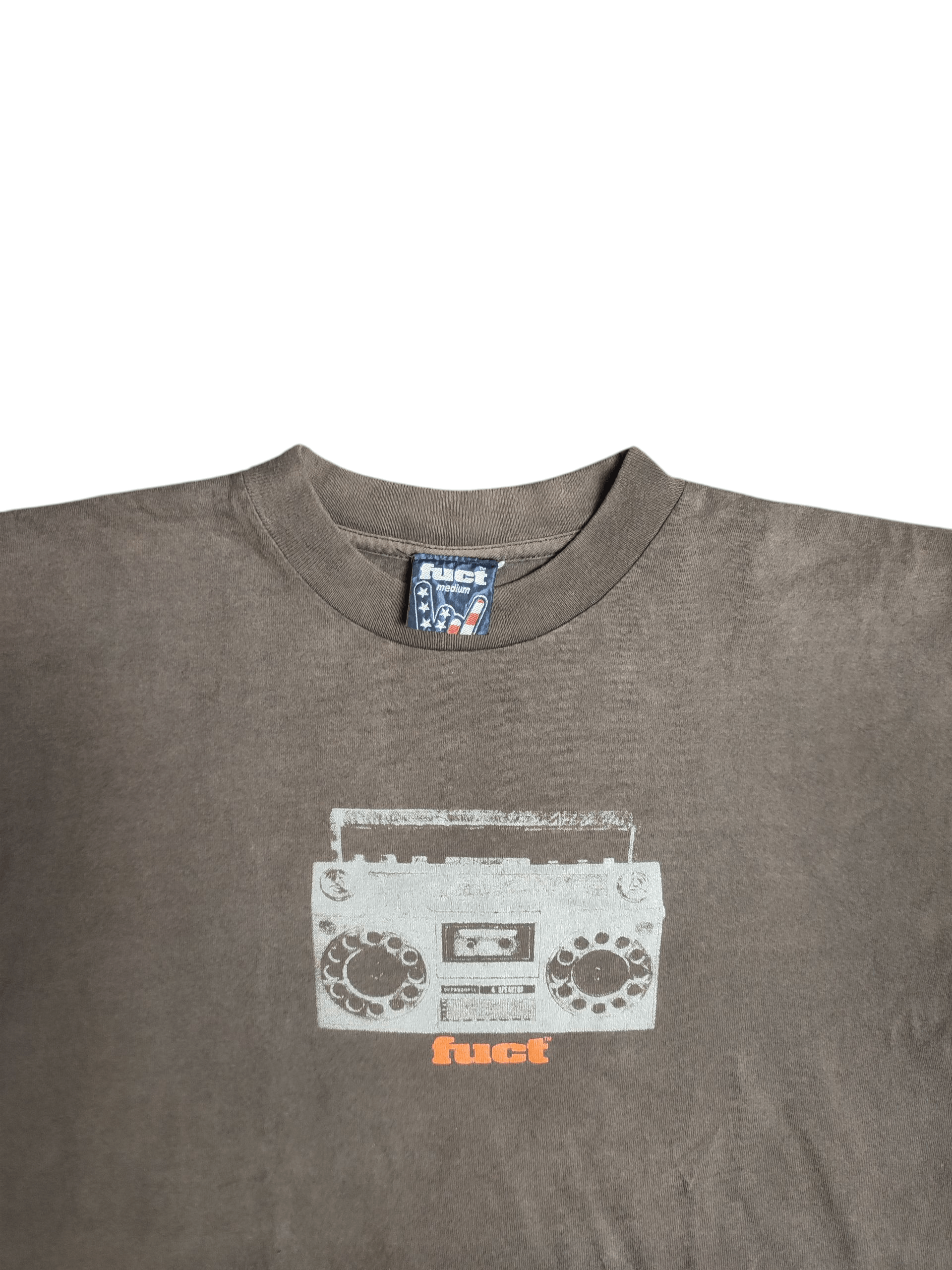 FUCT [DELETED] Fuct Boombox Skateboards 1990s Vintage Tshirt Size US M / EU 48-50 / 2 - 1 Thumbnail