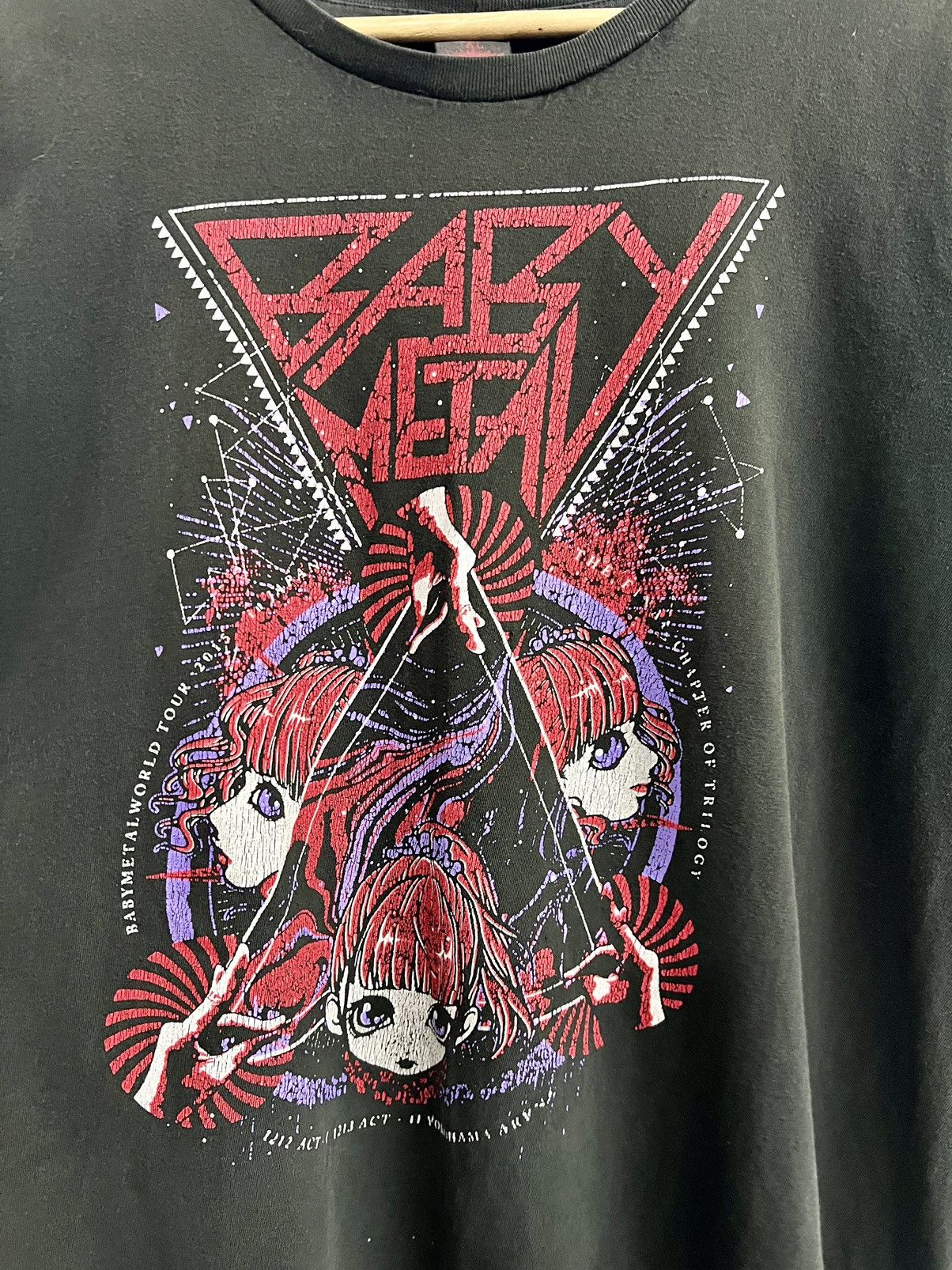 Band Tees × Japanese Brand Baby Metal Tour Band Tee Size US XL / EU 56 / 4 - 5 Thumbnail