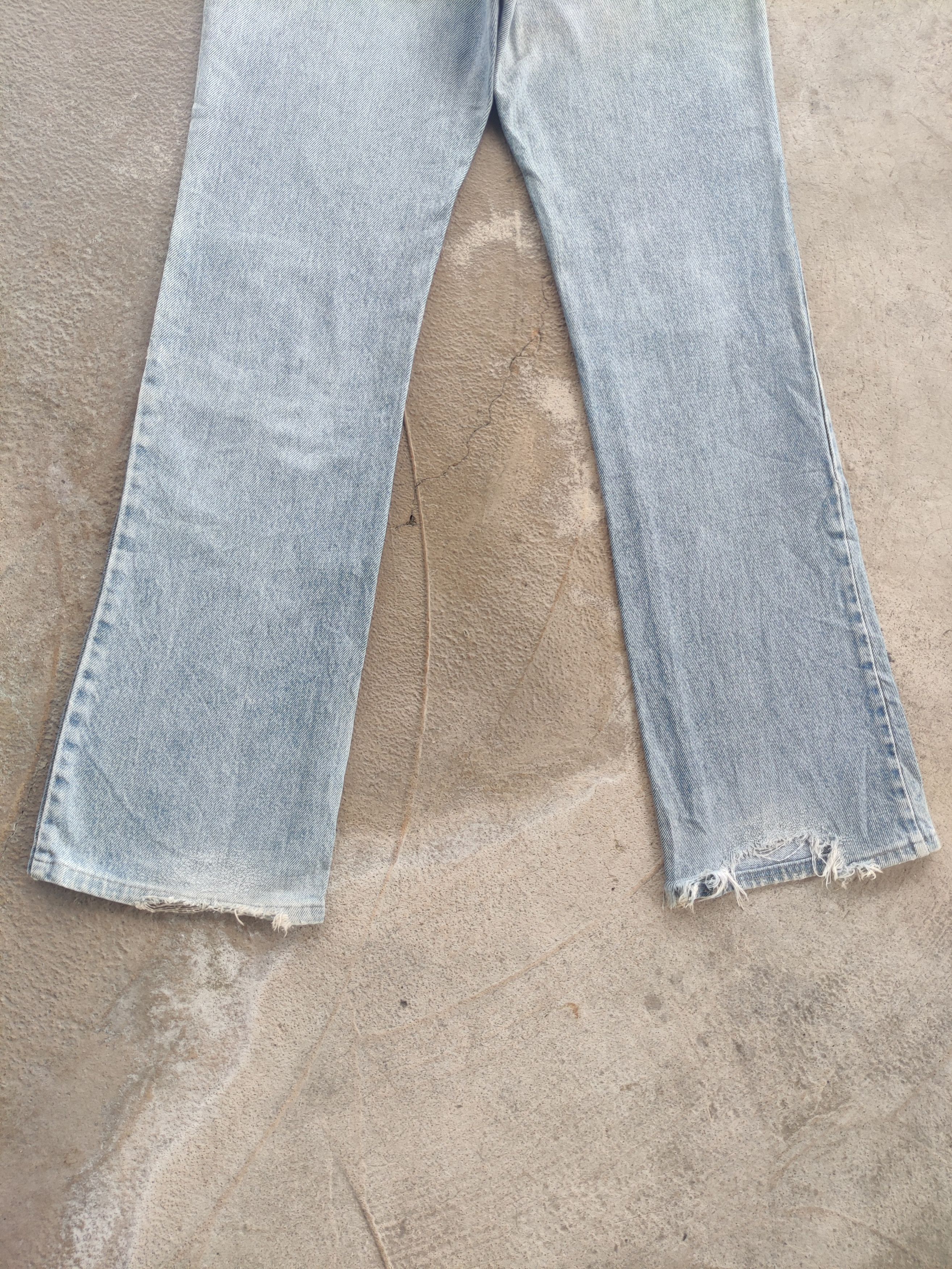 Levi's Vintage Levis Flare Jean Distressed Faded Denim Pants Size US 30 / EU 46 - 10 Thumbnail