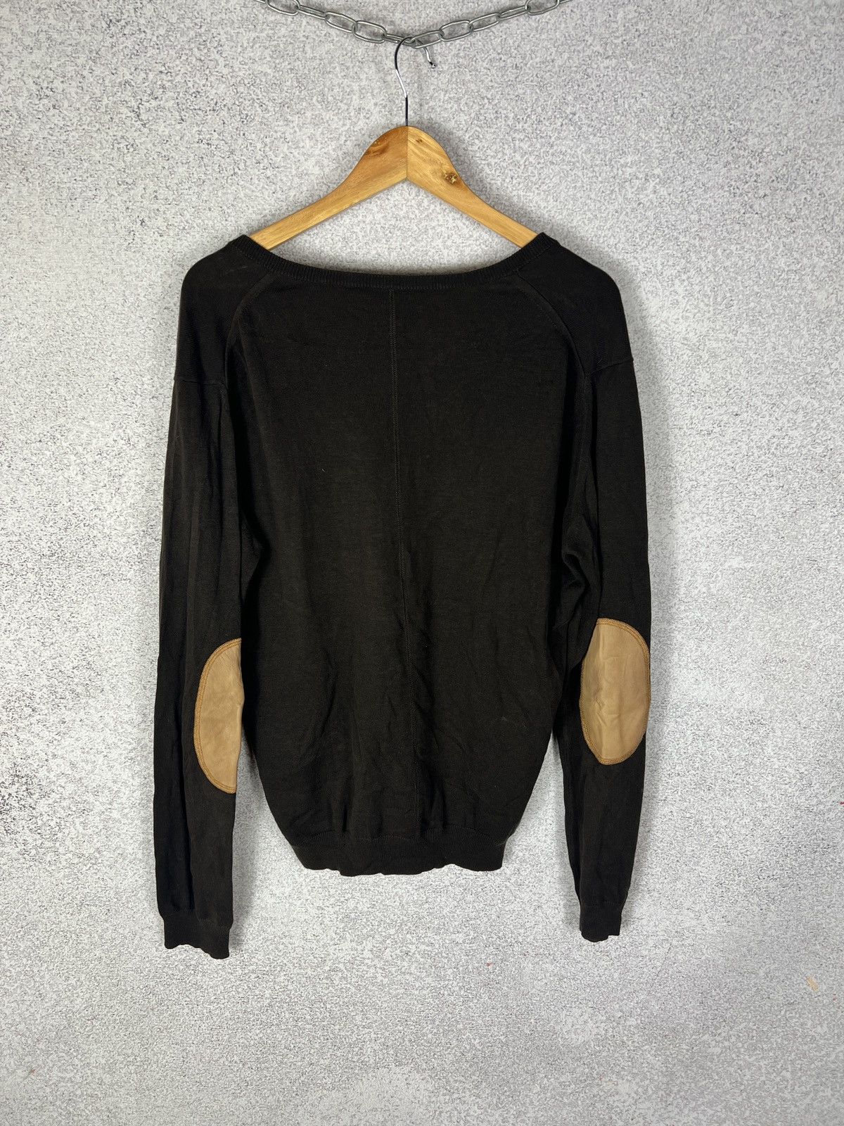 Acne Studios Acne Jeans Studios V-Neck Jumper Sweater Size US L / EU 52-54 / 3 - 2 Thumbnail