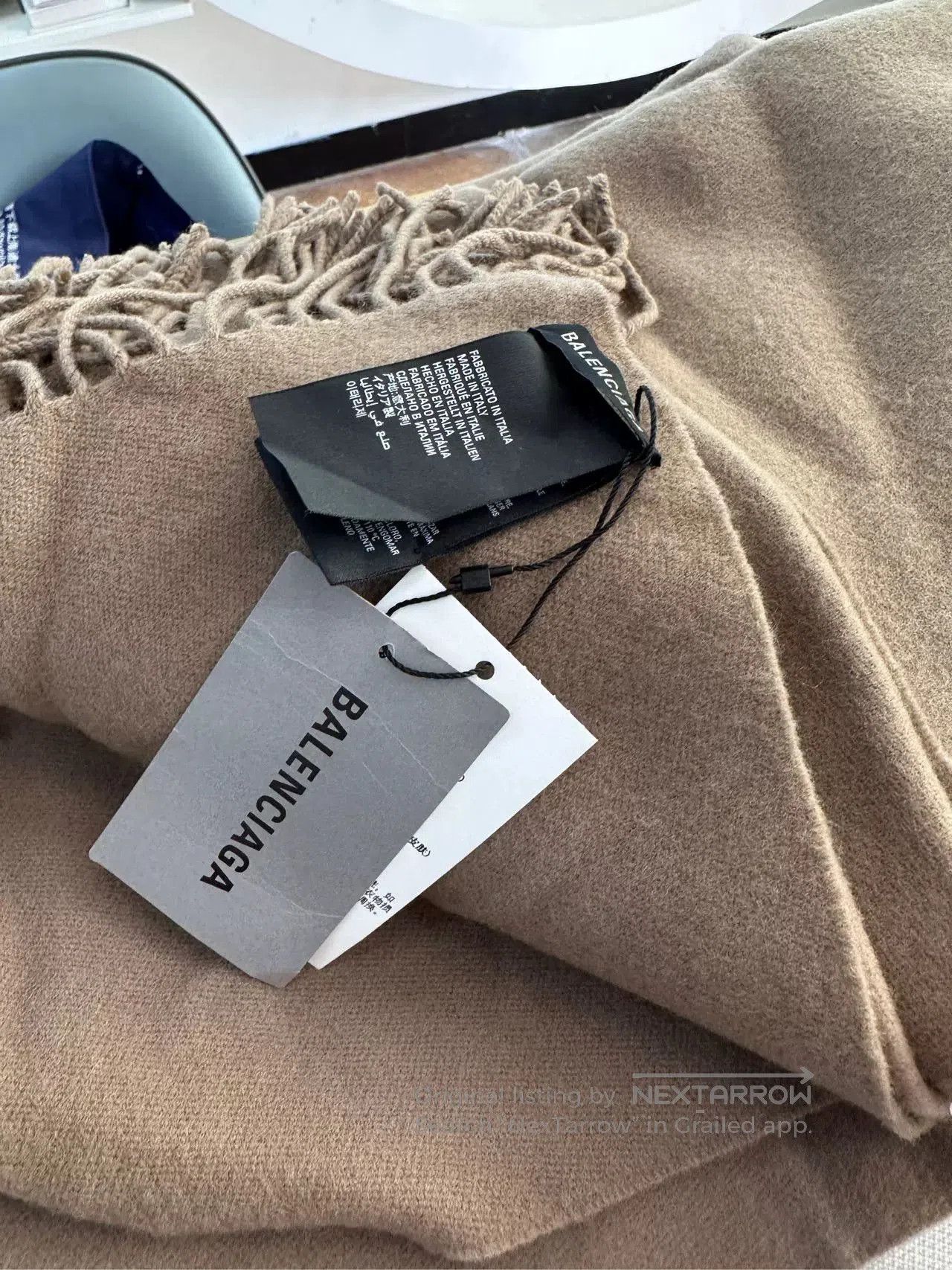 Balenciaga Balenciaga Cashmere Scarf. Size ONE SIZE - 5 Thumbnail