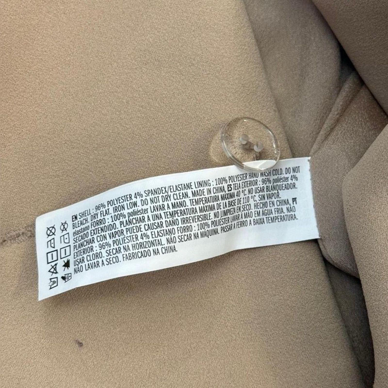 Forever 21 Forever 21 Beige Crop Blazer Size Small NWT Business Casual Size S / US 4 / IT 40 - 7 Thumbnail