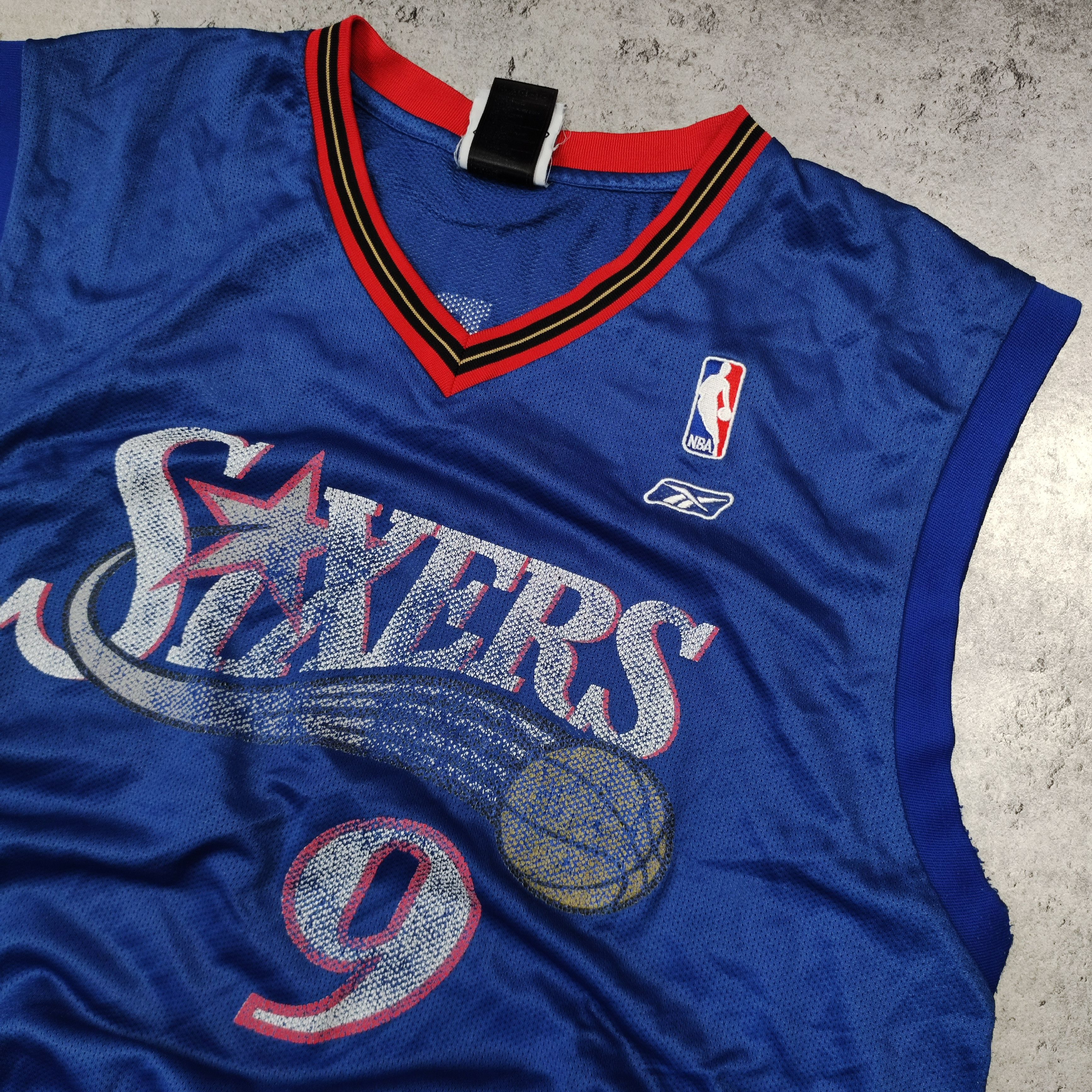 NBA × Reebok RARE Vintage NBA Basketball Sixers #9 Iguodala Jersey Size US L / EU 52-54 / 3 - 5 Thumbnail