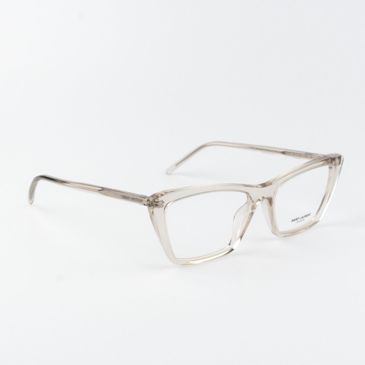 Saint Laurent Paris Saint Laurent Women Eyeglasses Beige SL737 MICA THIN OPT 004 Size ONE SIZE - 9 Thumbnail