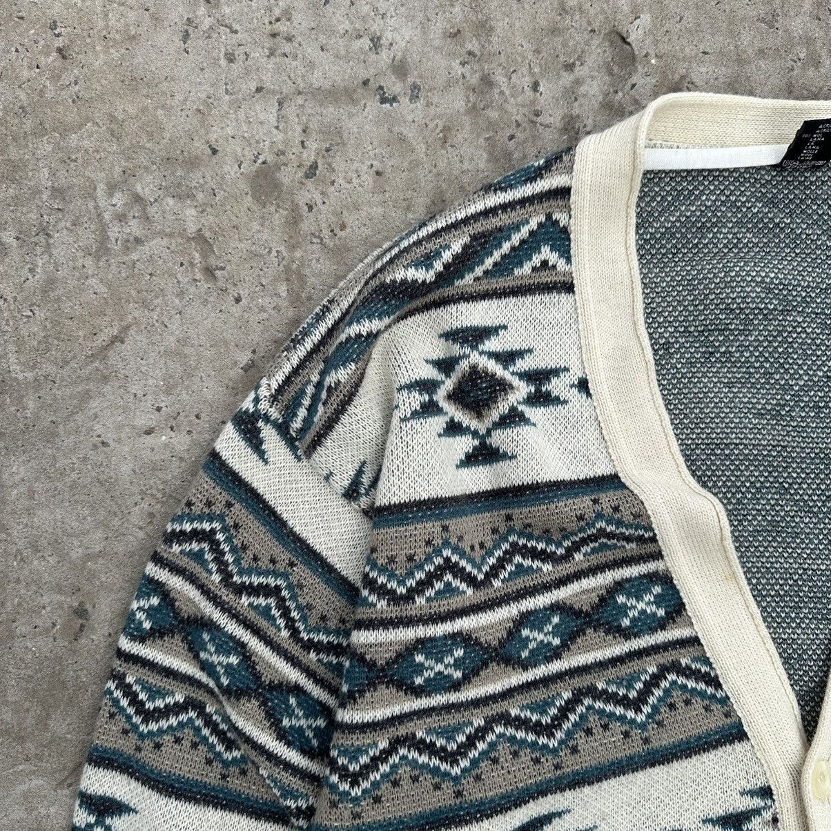 Designer × Japanese Brand Vintage Japanese Style Knit Cardigan Hype Y2K 00s USA Size US M / EU 48-50 / 2 - 5 Thumbnail