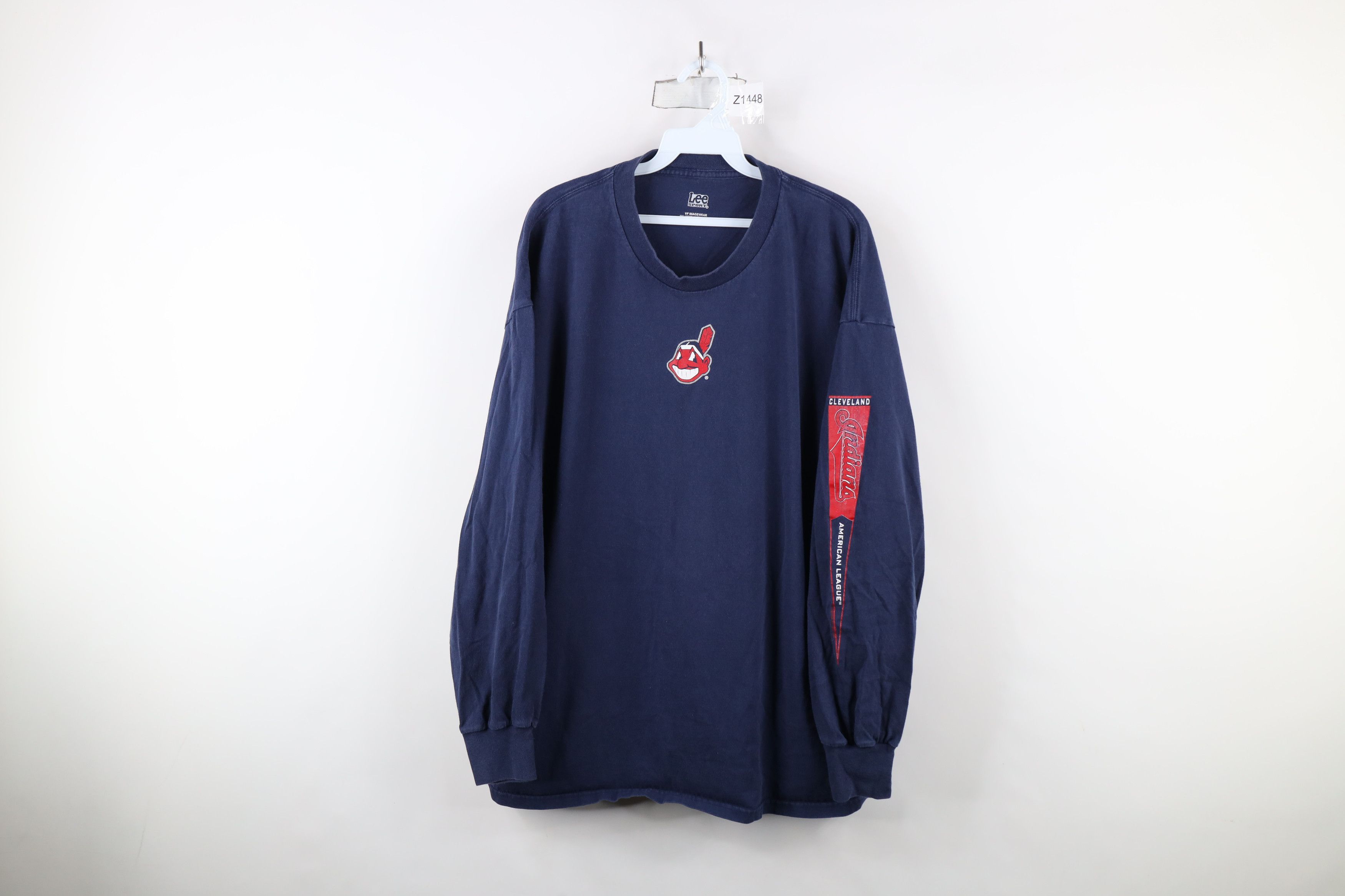 Vintage Vintage Y2K 2007 Cleveland Indians Long Sleeve T-Shirt Size US XXL / EU 58 / 5 - 1 Thumbnail
