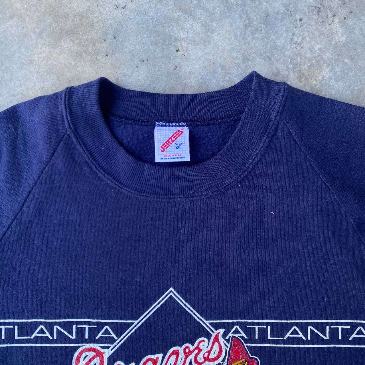 Vintage VINTAGE 1991 MLB BRAVES ATLANTA CREWNECK Size US L / EU 52-54 / 3 - 11 Thumbnail