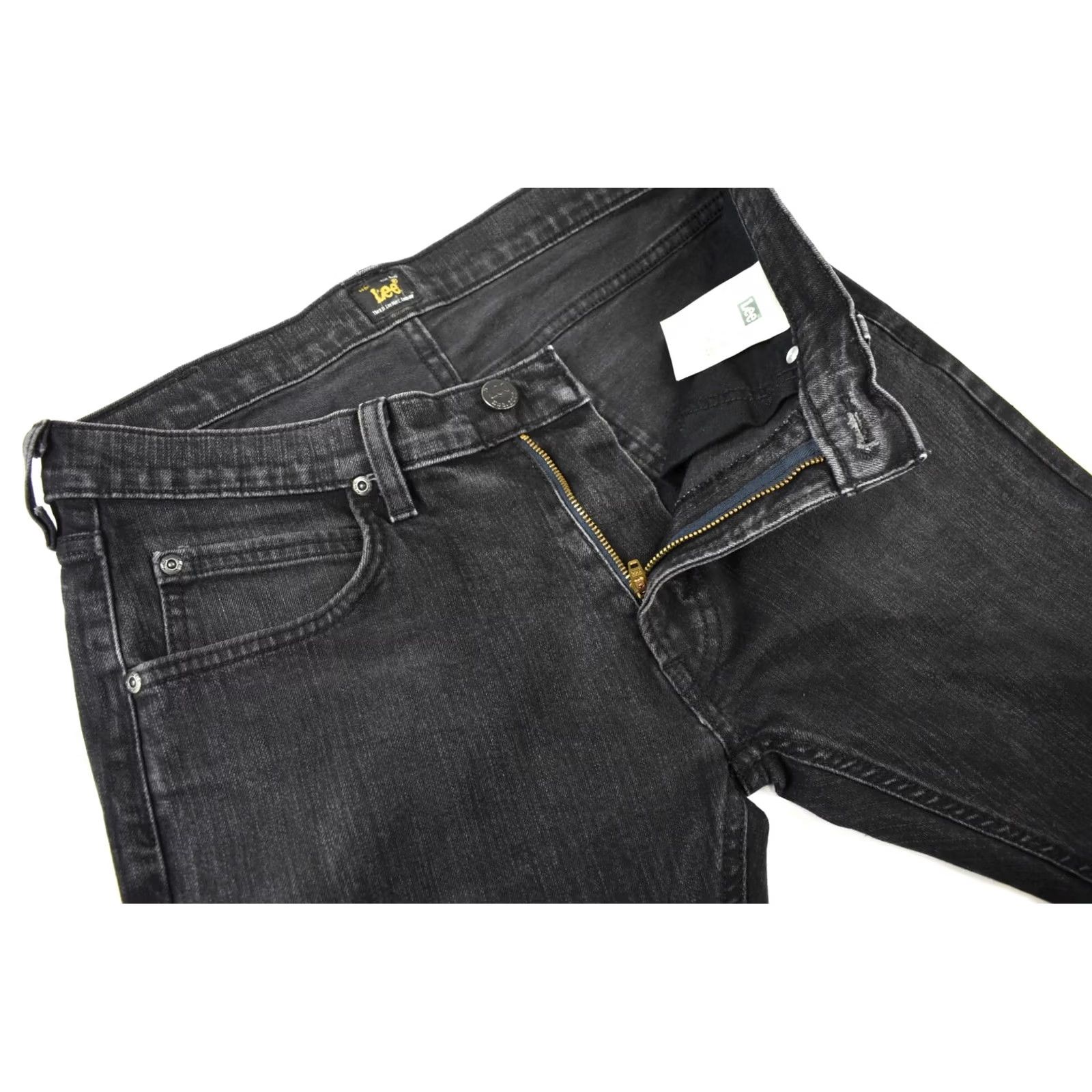 Lee Lee Luke Jeans Men's Slim Fit Gray Denim Pants W31/L32 Zip Fly Size US 31 - 5 Thumbnail
