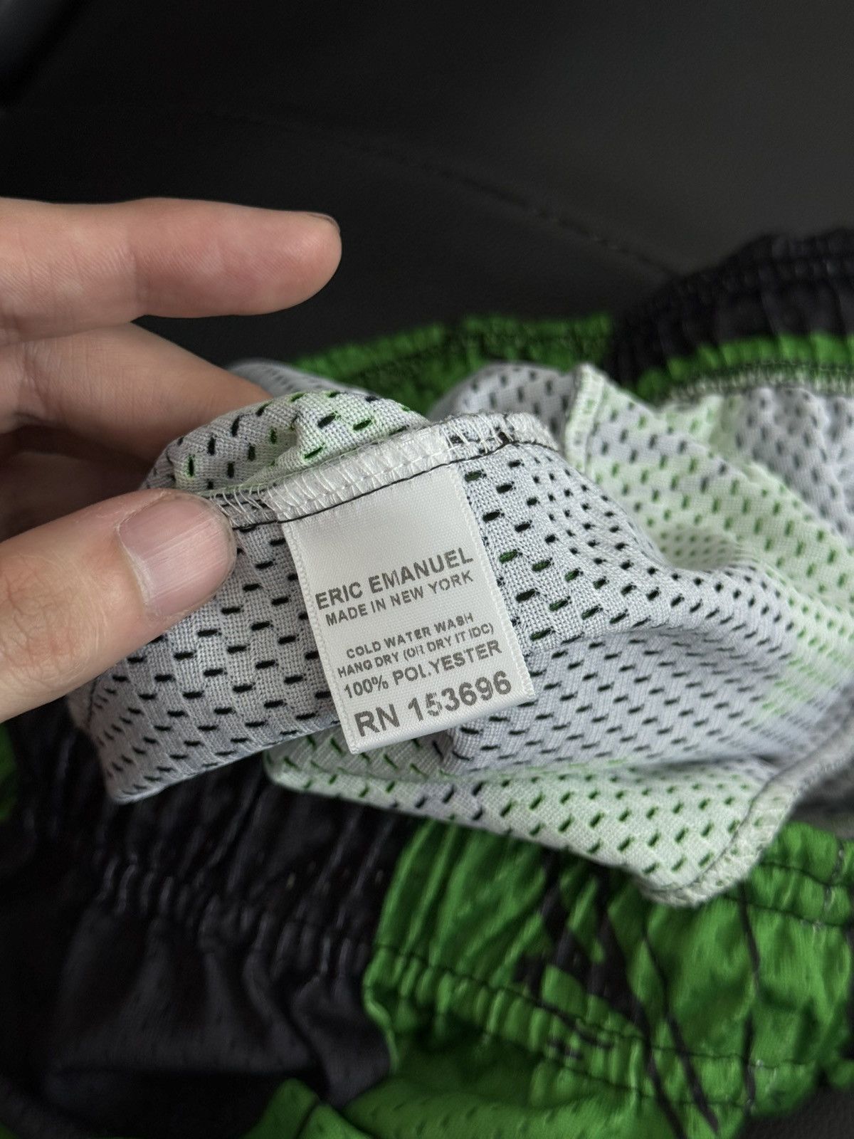 Eric Emanuel Eric Emanuel X Matty Boy NYC Green Mesh Shorts (M) NEW Size US 32 / EU 48 - 11 Thumbnail