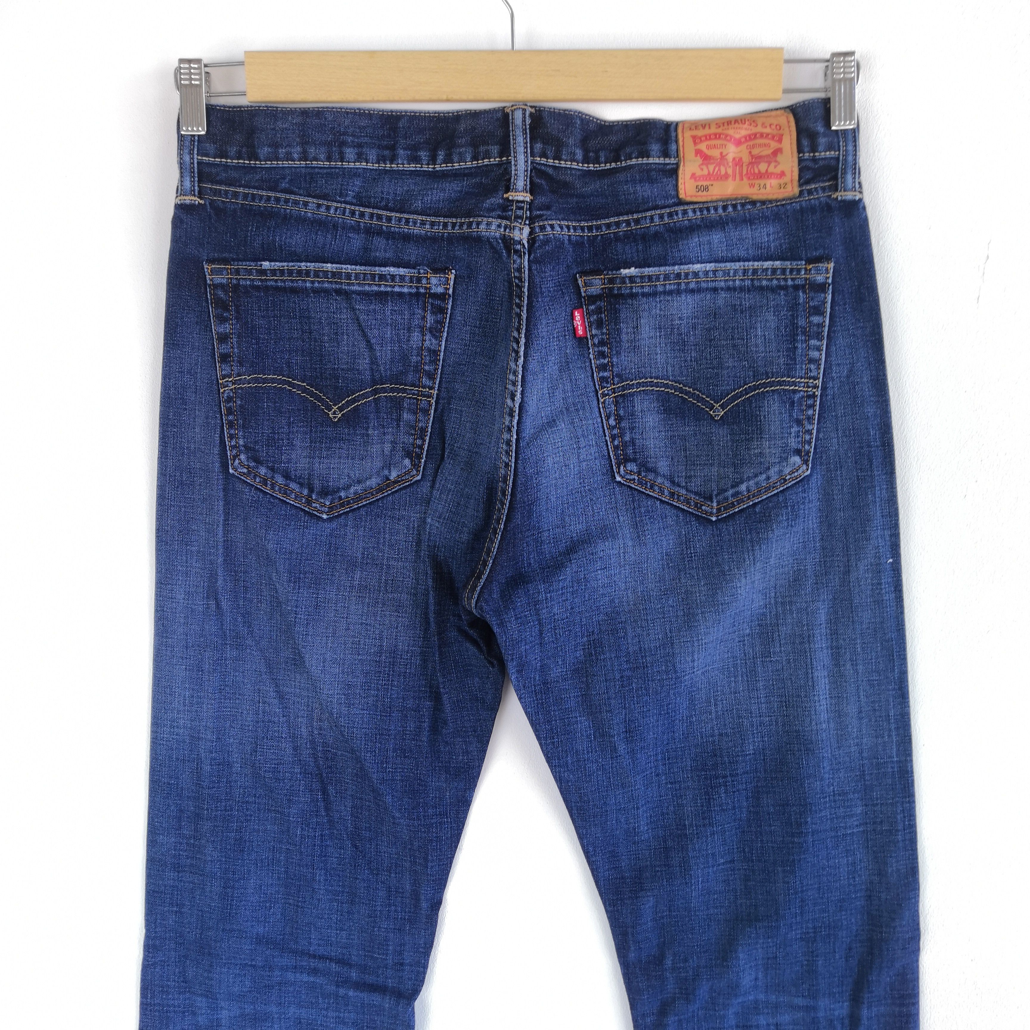 Levi's Vintage Levis Release Hem Distressed Jeans Levi's 508 Denim Size US 36 / EU 52 - 4 Thumbnail