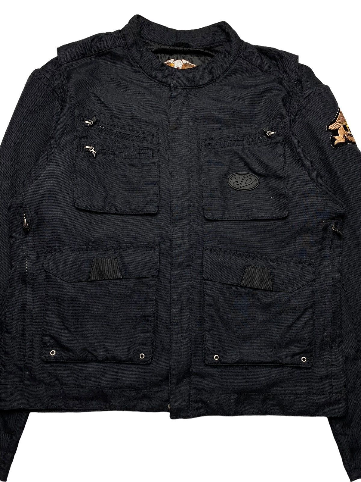 14th Addiction 2000s Harley Davidson - Detachable Cargo Jacket Size US L / EU 52-54 / 3 - 7 Thumbnail