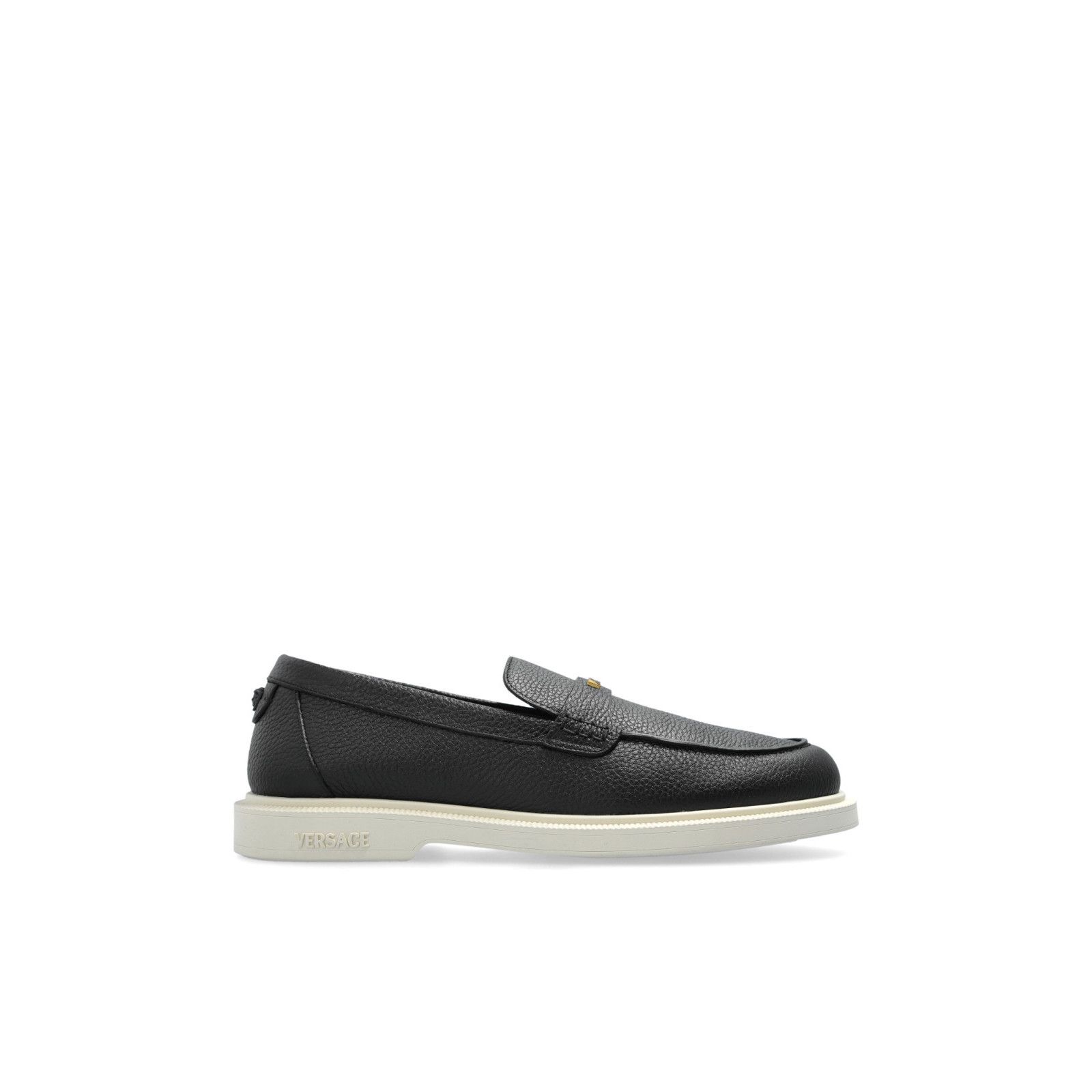 Versace VERSACE Black Leather Shoes Type Loafers New And Authentic ( Size US 8.5 / EU 41-42 - 1 Thumbnail