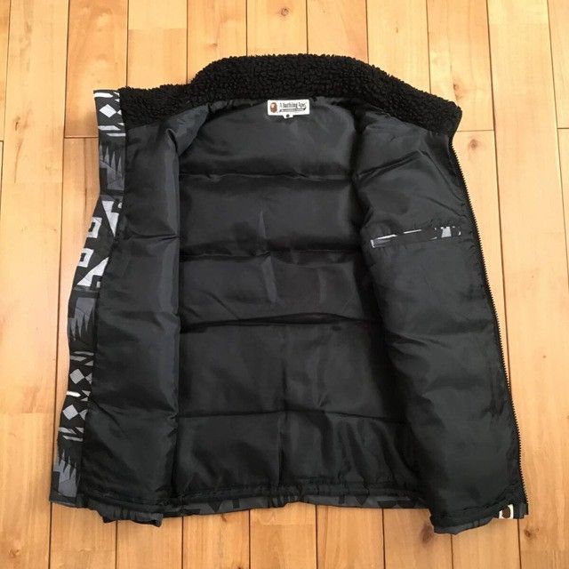 Bape × Nigo BAPE NATIVE Pattern Puffer Down Vest a bathing ape NIGO Size US S / EU 44-46 / 1 - 5 Thumbnail