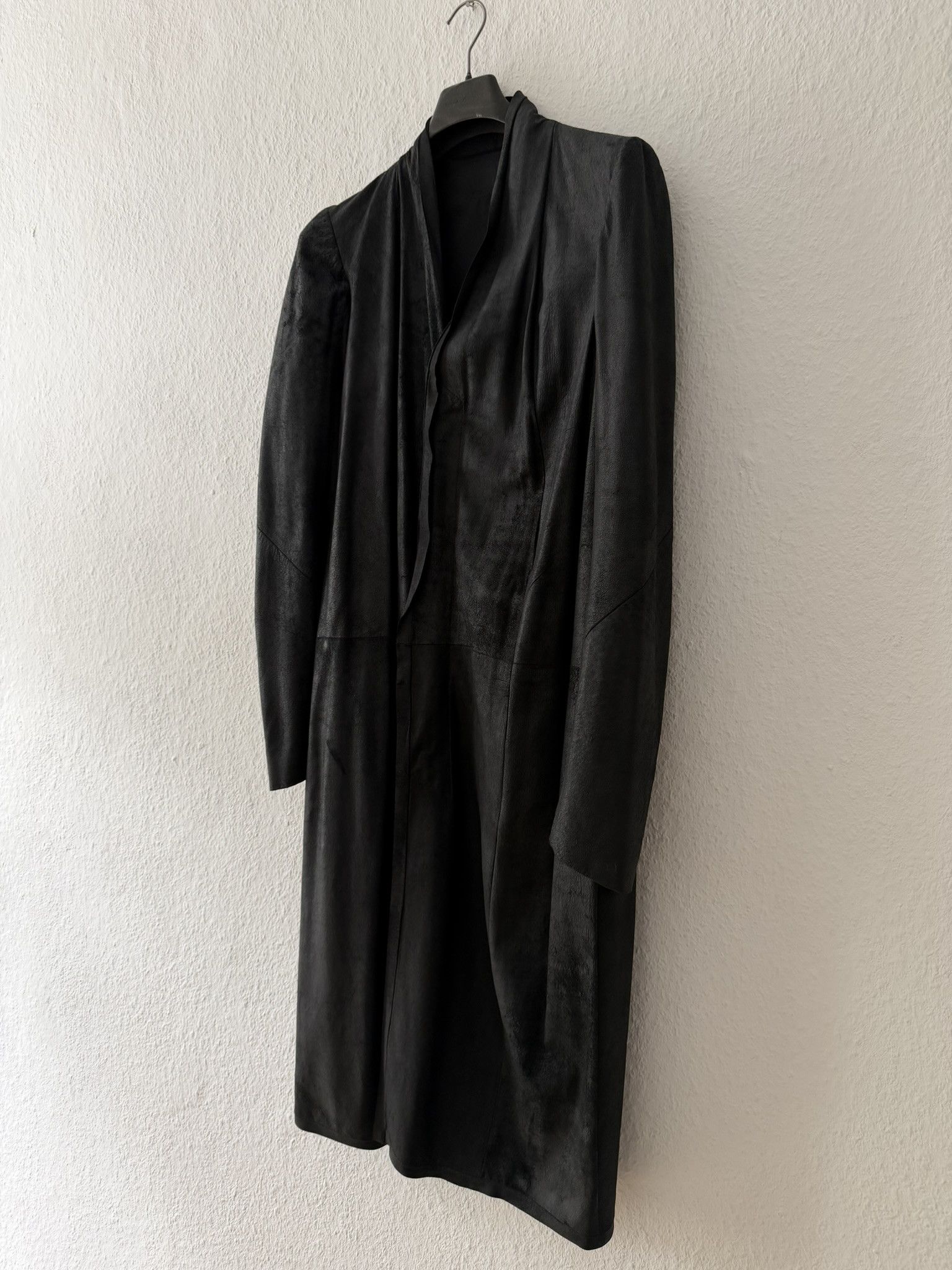 Rick Owens S/S 13 "ISLAND" Blistered Lamb Leather Coat Rick Owens Size US L / EU 52-54 / 3 - 3 Thumbnail