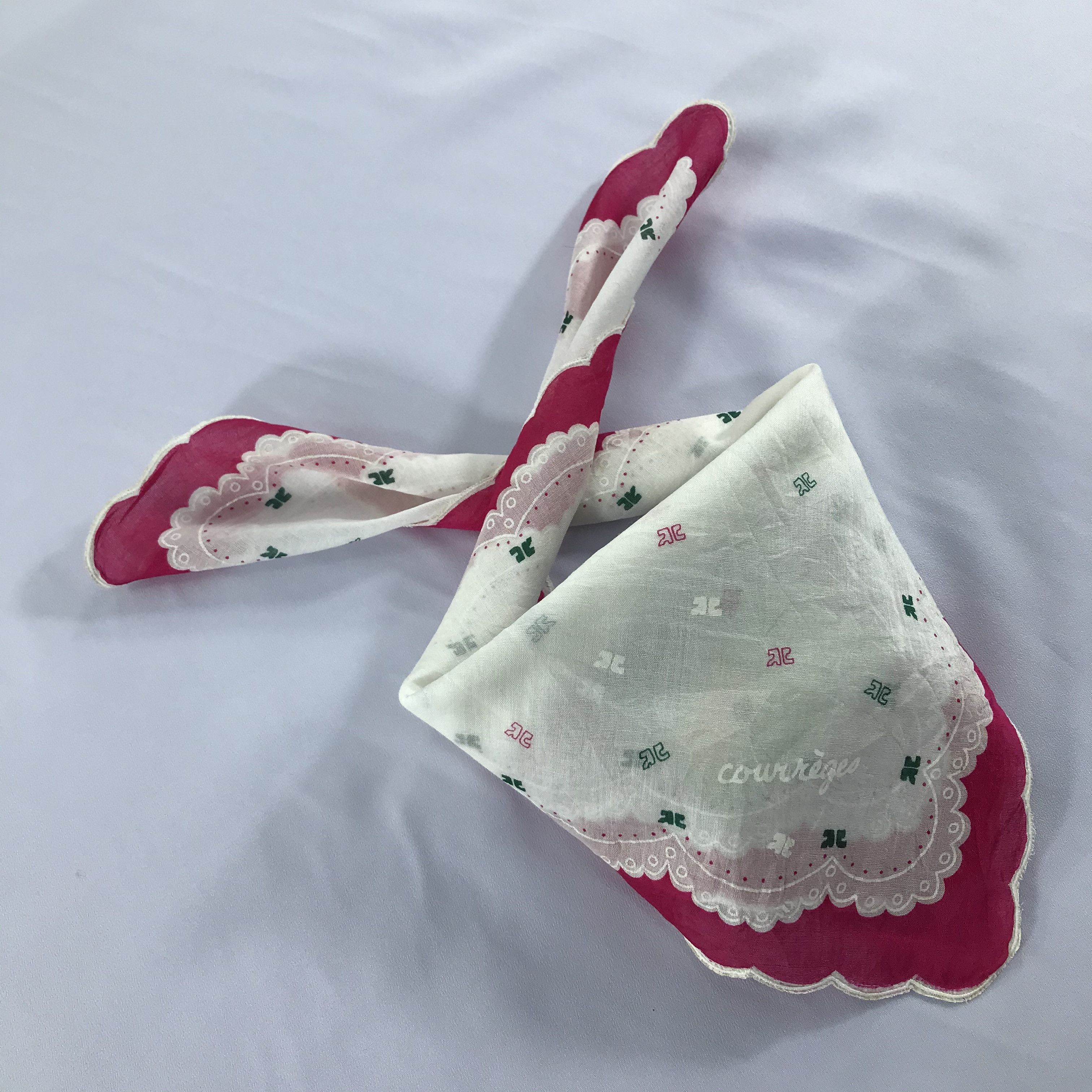 Courreges × Vintage Courreges Handkerchief / Neckerchief / Bandana Size ONE SIZE - 2 Thumbnail
